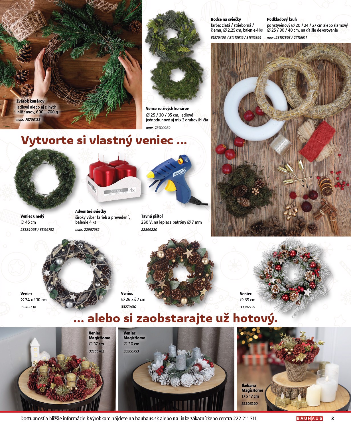 bauhaus - Leták Bauhaus - Vianoce platný od 20.11. do 31.12. - page: 3