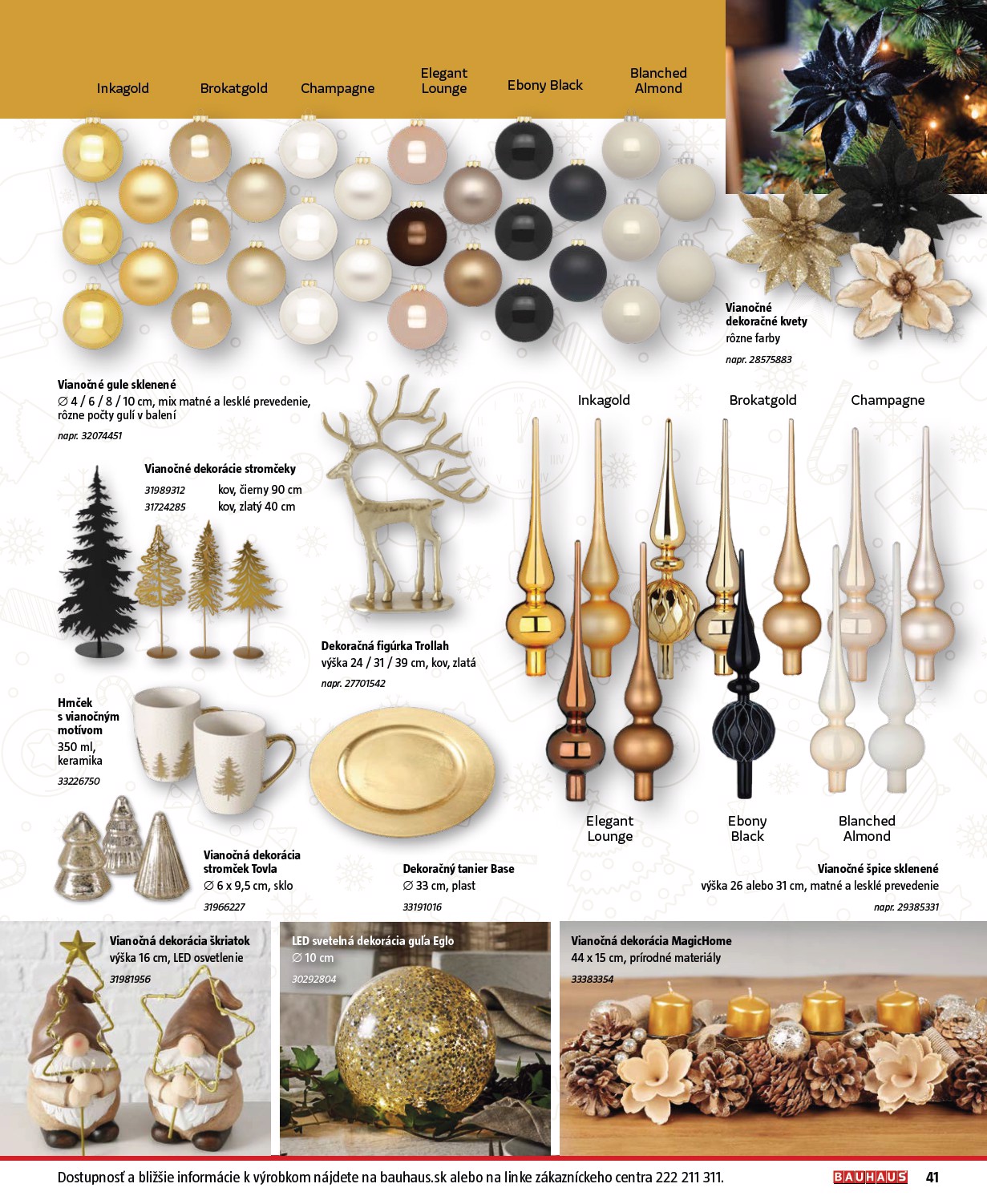 bauhaus - Leták Bauhaus - Vianoce platný od 20.11. do 31.12. - page: 41