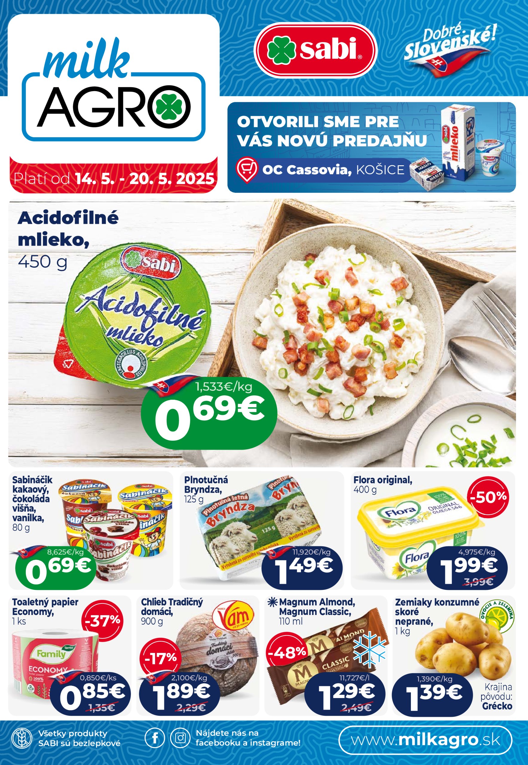 milk-agro - Milk Agro leták platný od 14.05. - 20.05.