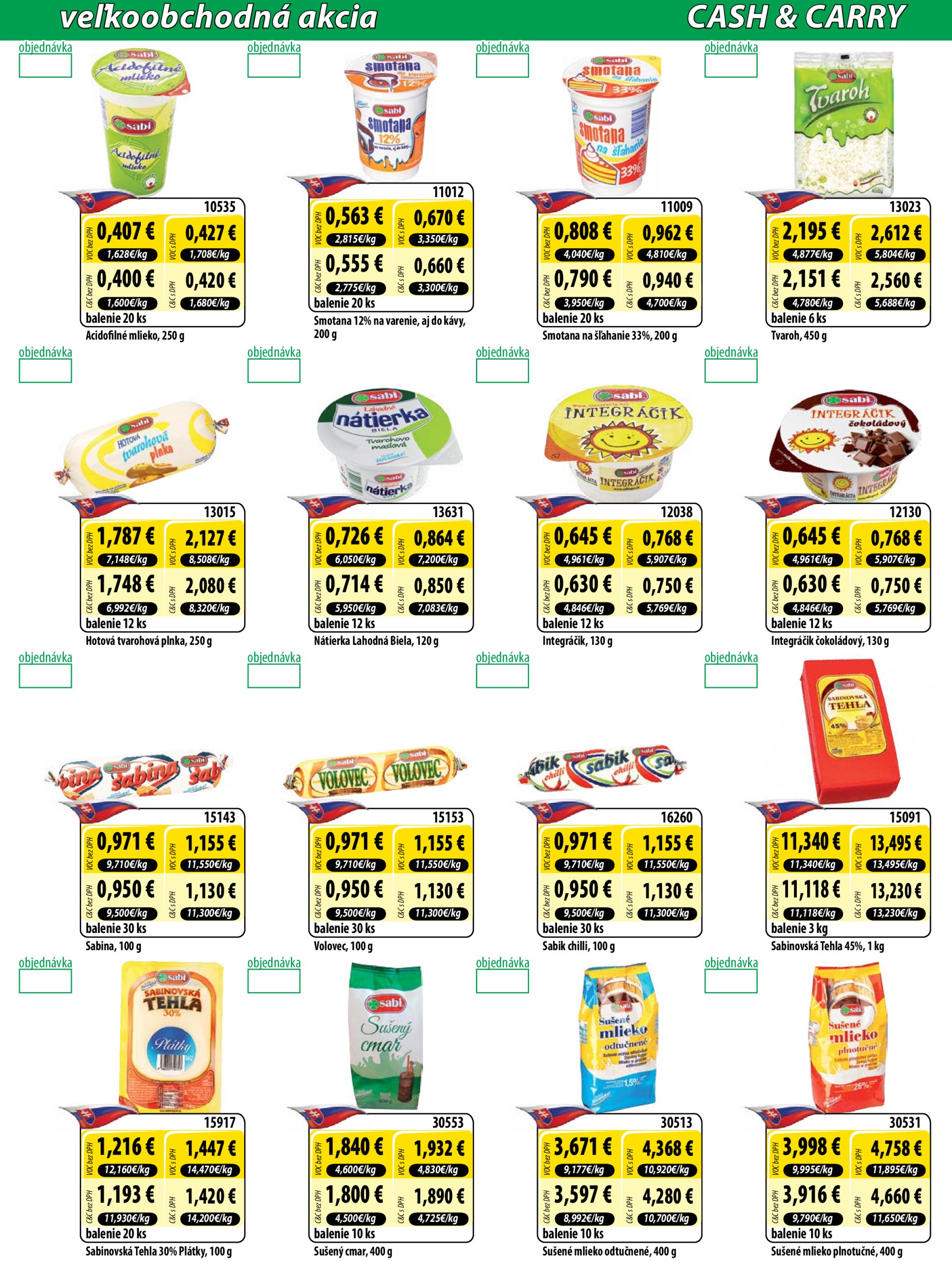 milk-agro - Leták Milk Agro - Cash & Carry platný od 25.06. do 01.07. - page: 2