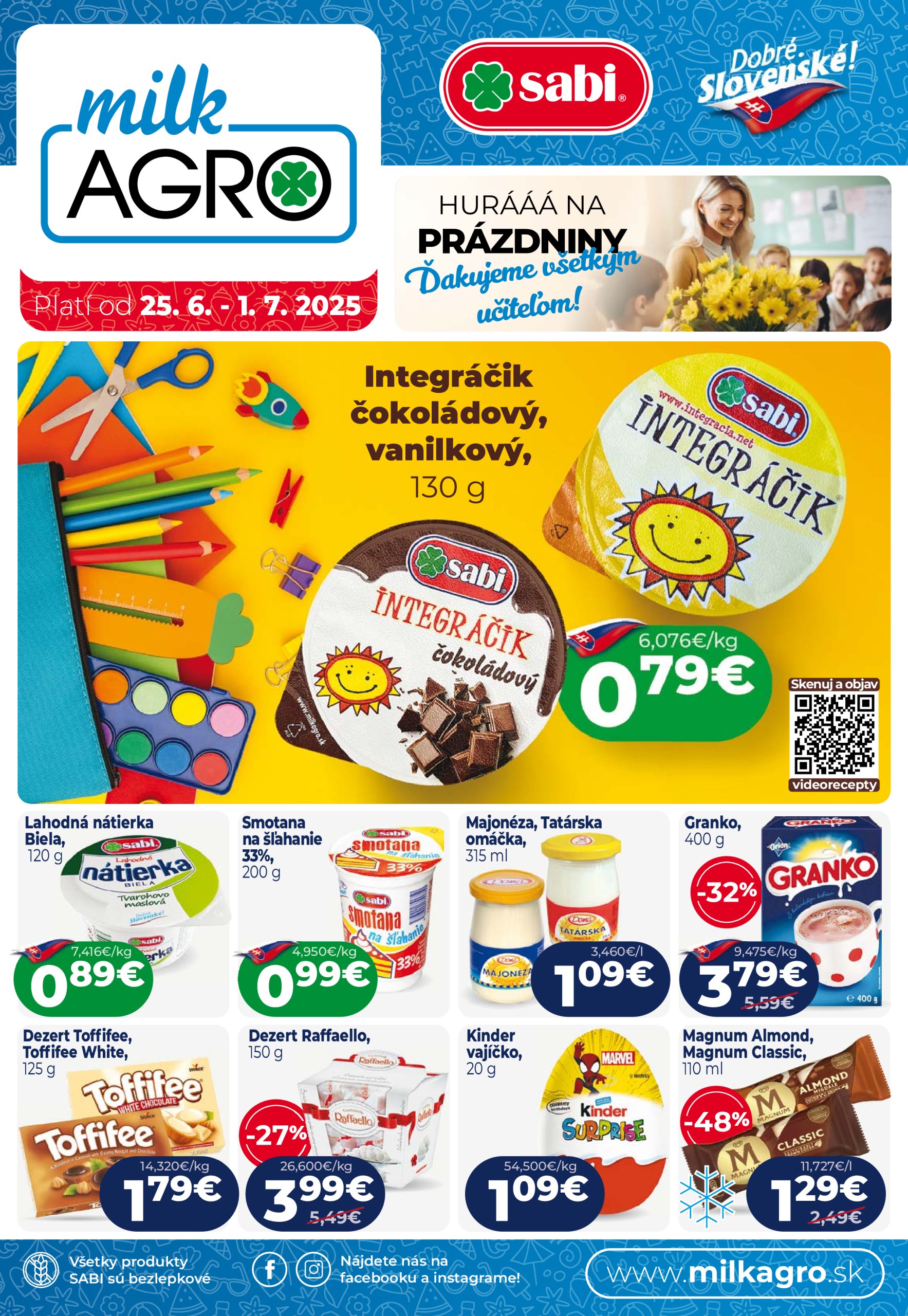 milk-agro - Leták Milk Agro platný od 25.06. do 01.07.
