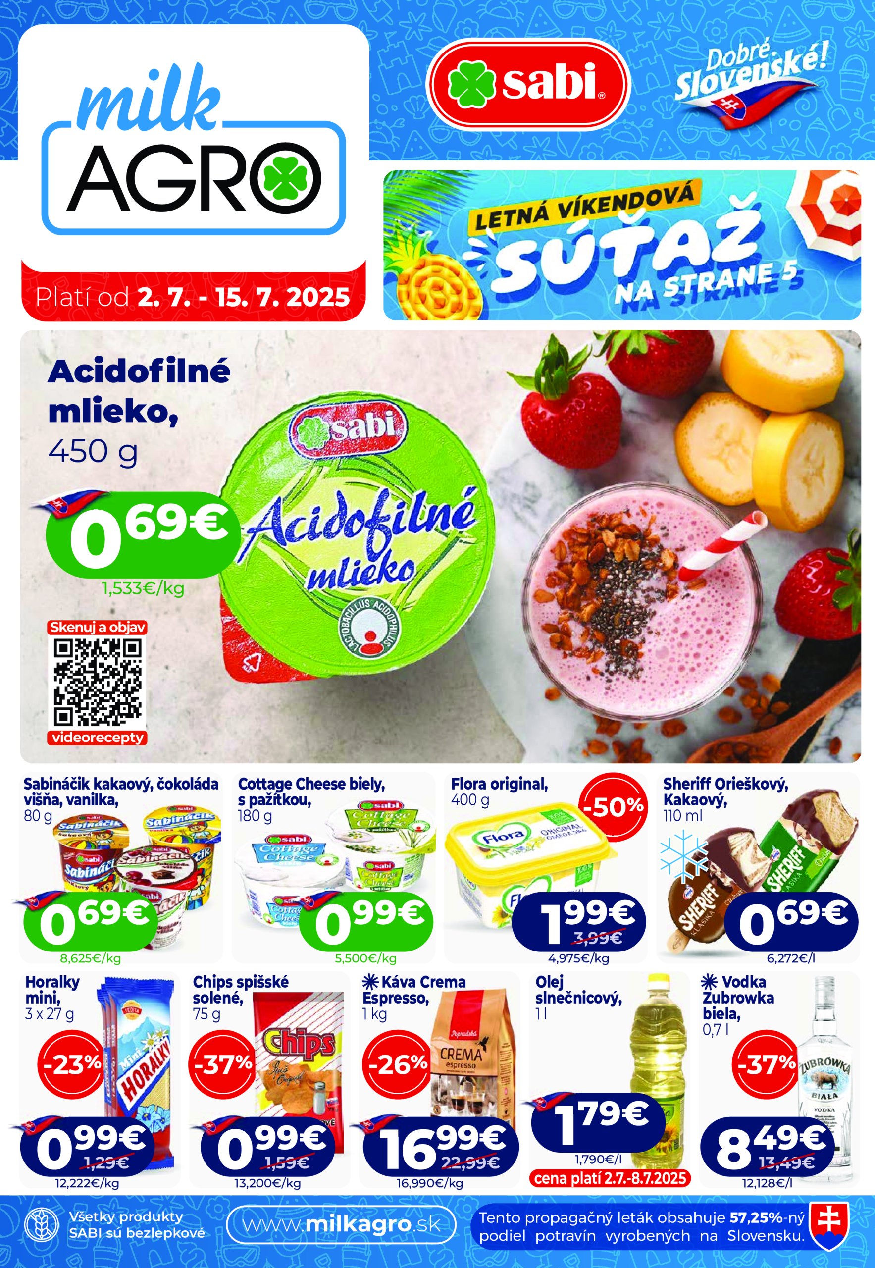 milk-agro - Leták Milk Agro platný od 02.07. do 15.07.
