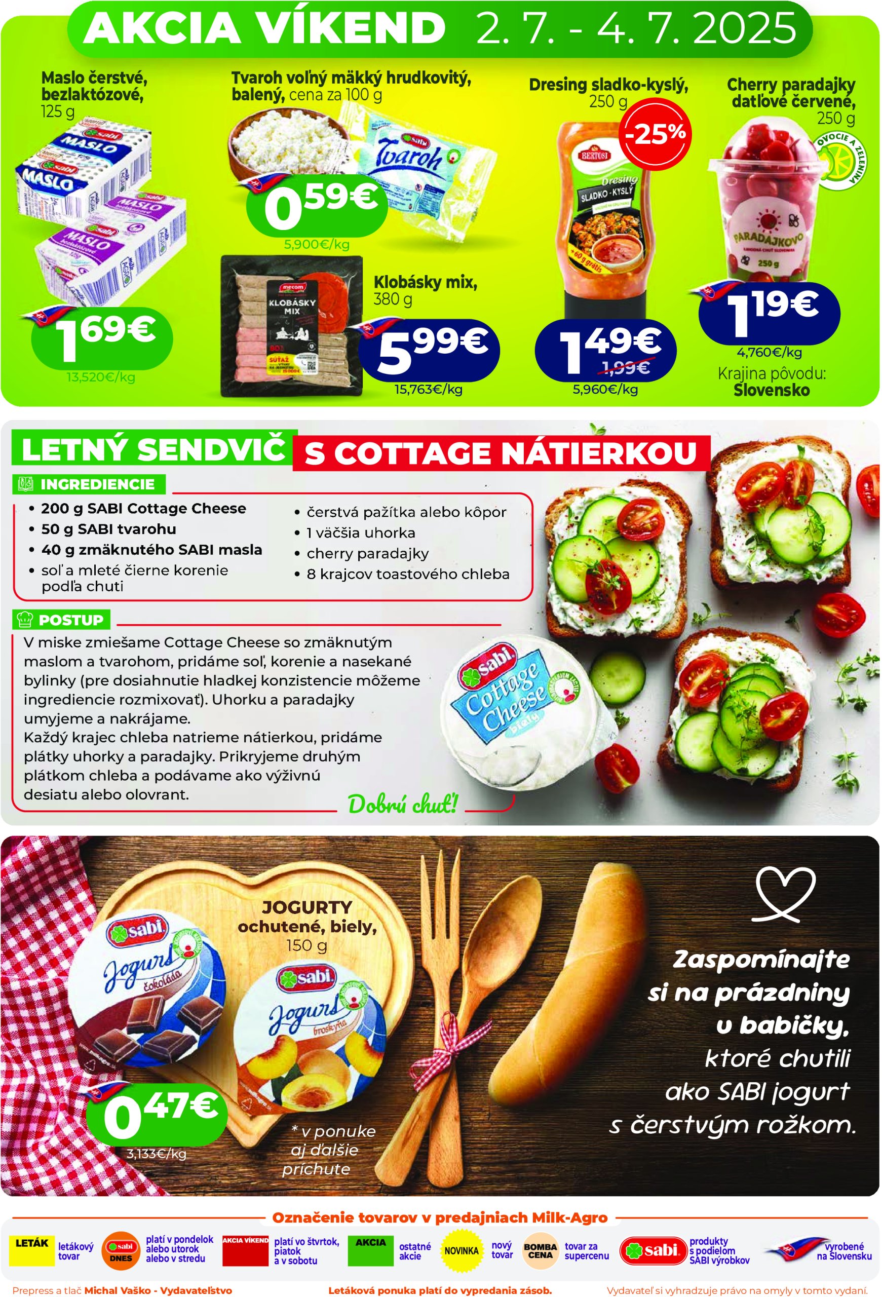milk-agro - Leták Milk Agro platný od 02.07. do 15.07. - page: 2