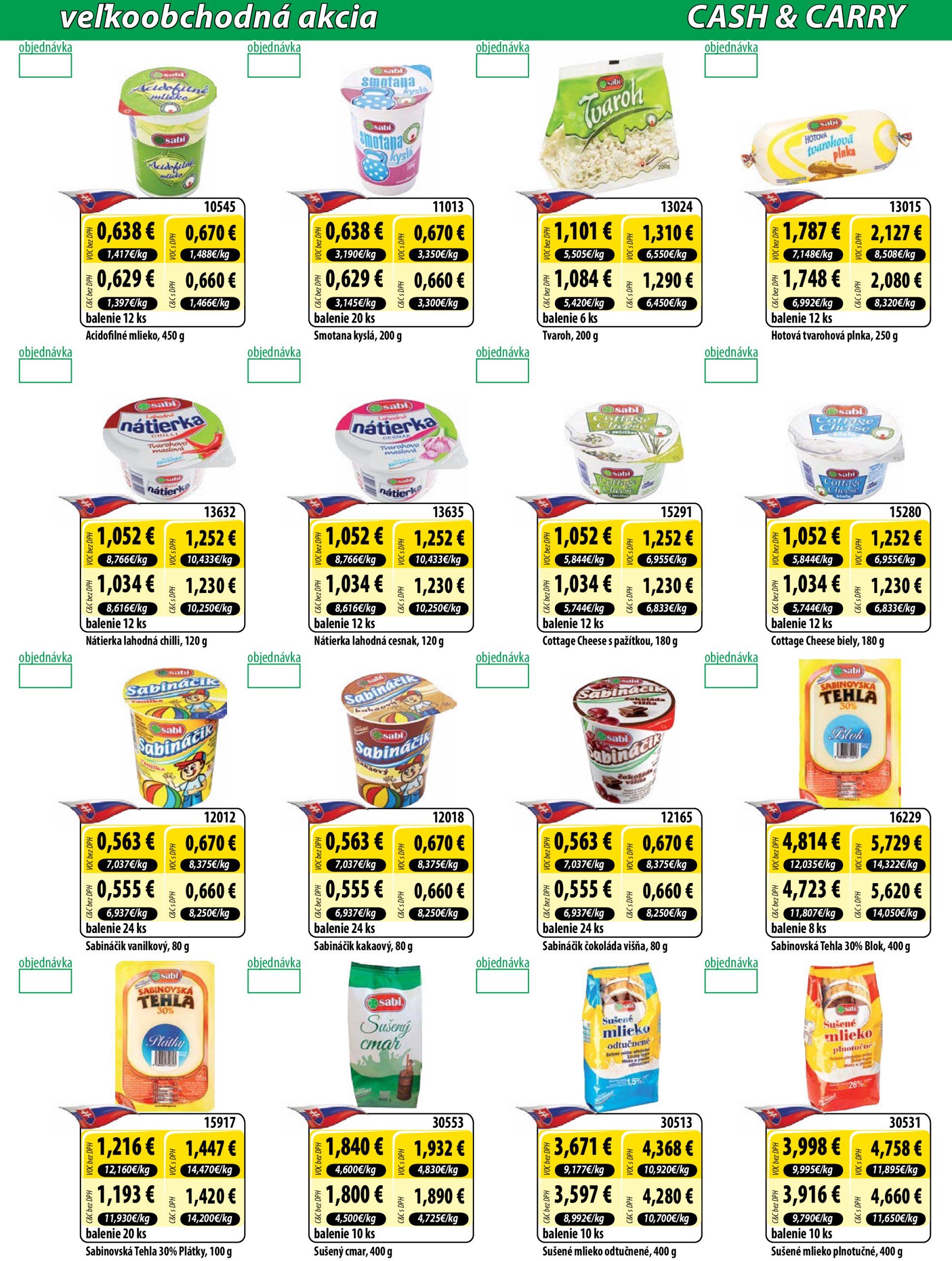 milk-agro - Leták Milk Agro - Cash & Carry platný od 30.07. do 12.08. - page: 2
