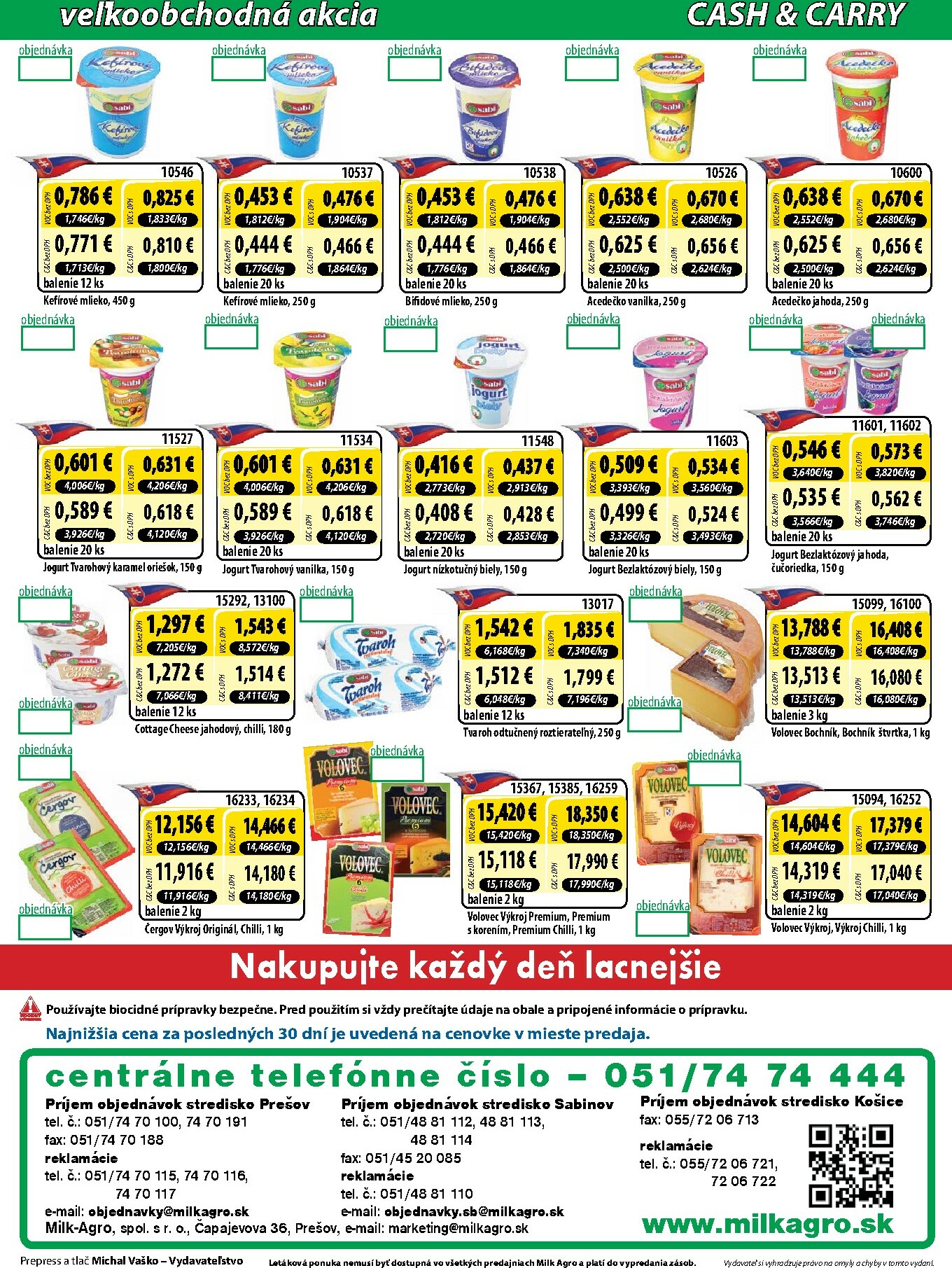 milk-agro - Leták Milk Agro - Cash & Carry platný od 10.12. do 16.12. - page: 8