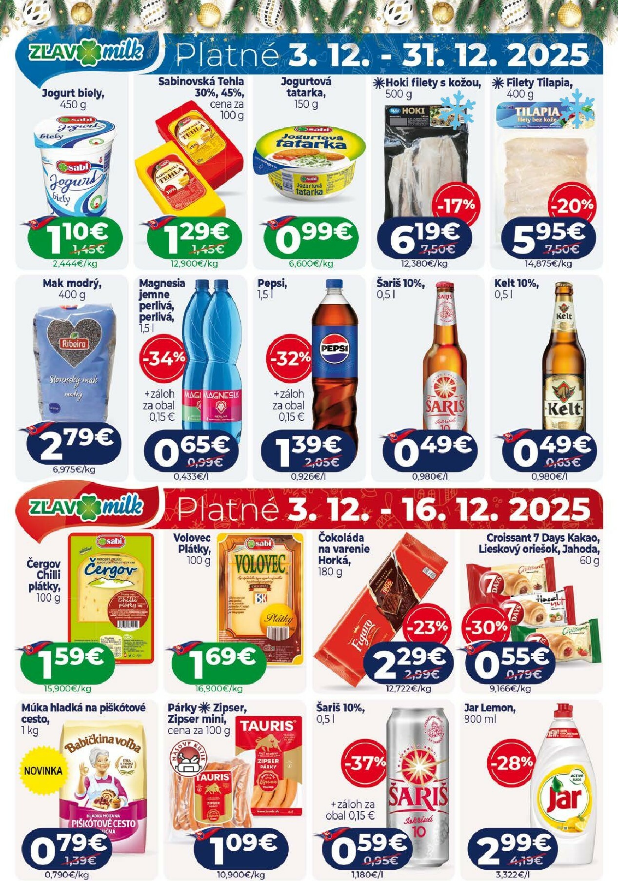 milk-agro - Leták Milk Agro platný od 10.12. do 16.12. - page: 16