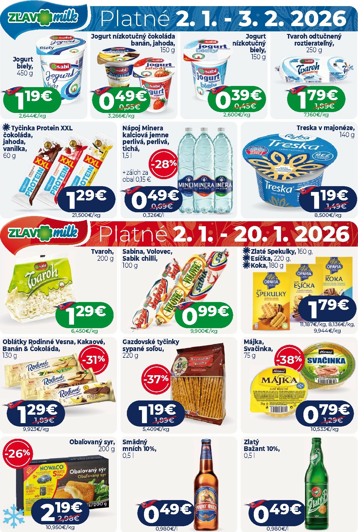 milk-agro - Leták Milk Agro platný od 02.01. do 20.01. - page: 12