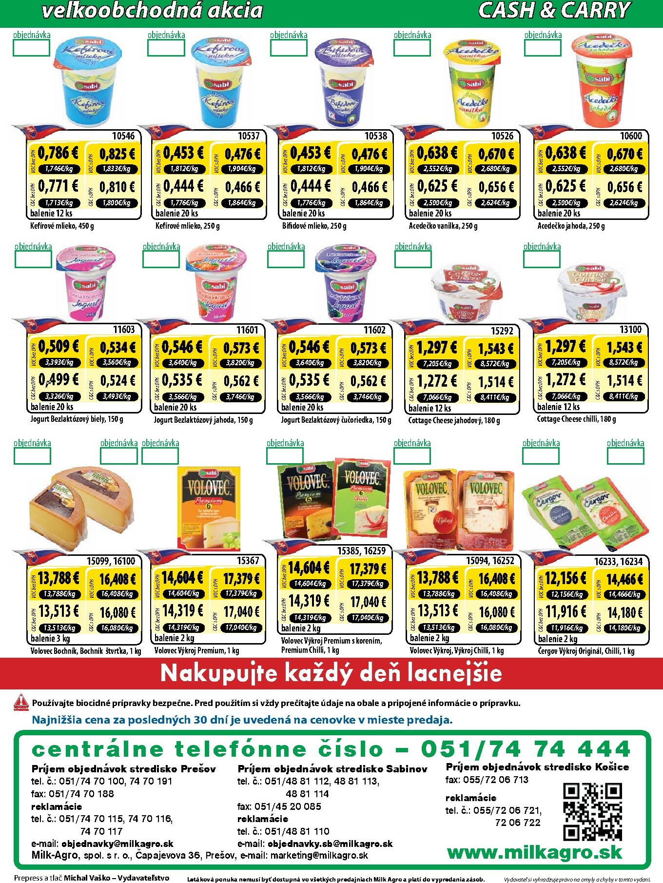 milk-agro - Leták Milk Agro - Cash & Carry platný od 02.01. do 20.01. - page: 8