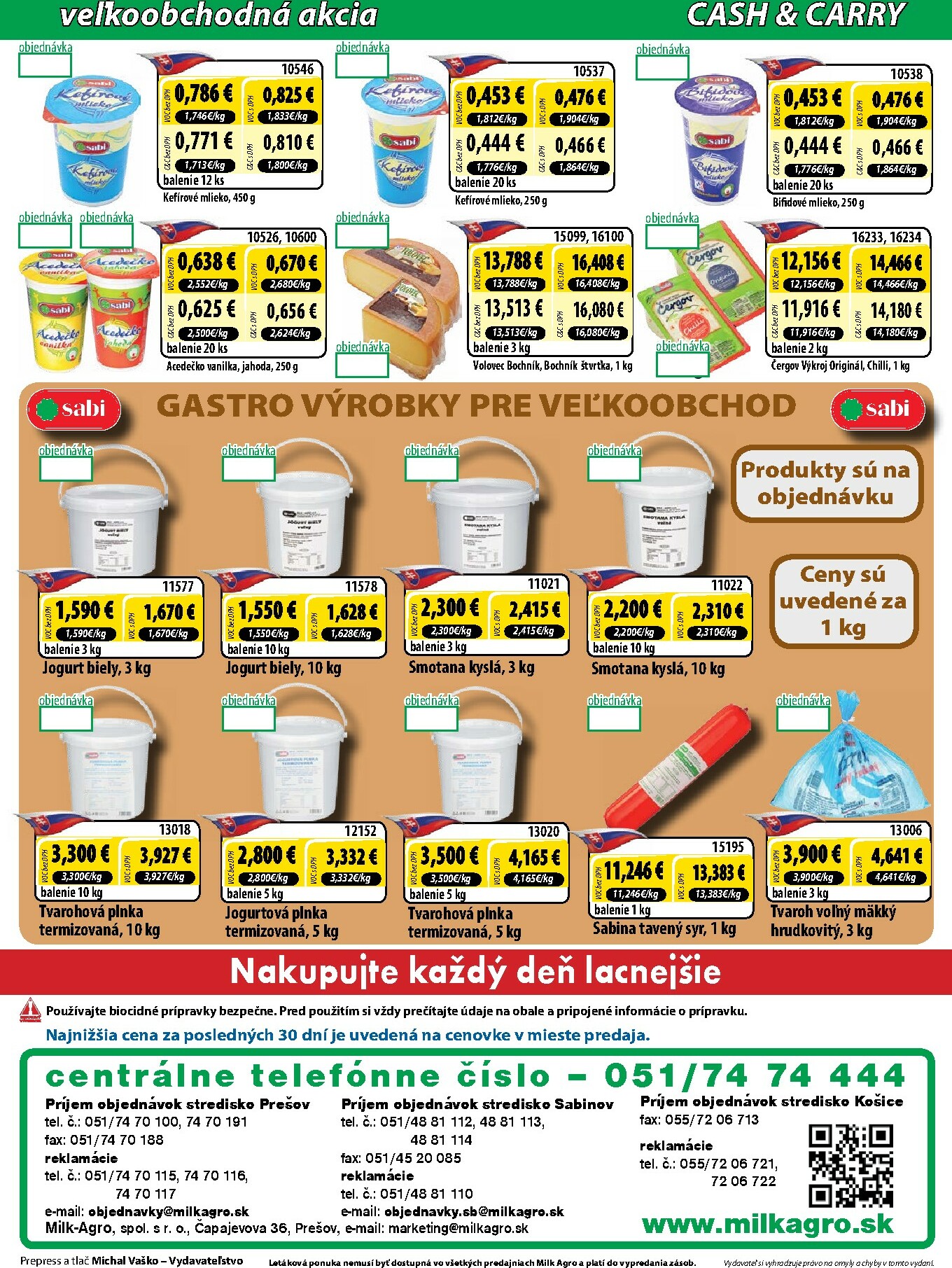 milk-agro - Leták Milk Agro - Cash & Carry platný od 21.01. do 03.02. - page: 8