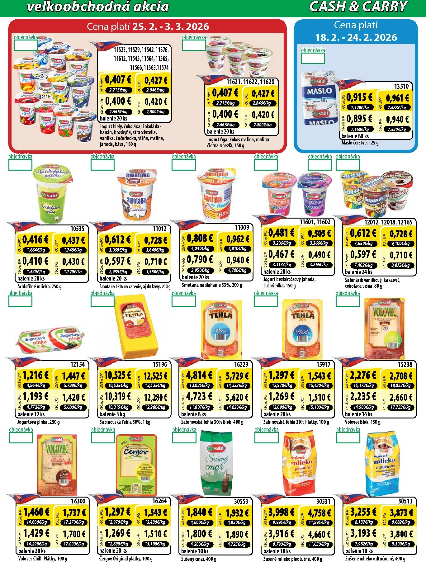 milk-agro - Leták Milk Agro - Cash & Carry platný od 18.02.2026 do 03.03.2026 - page: 2