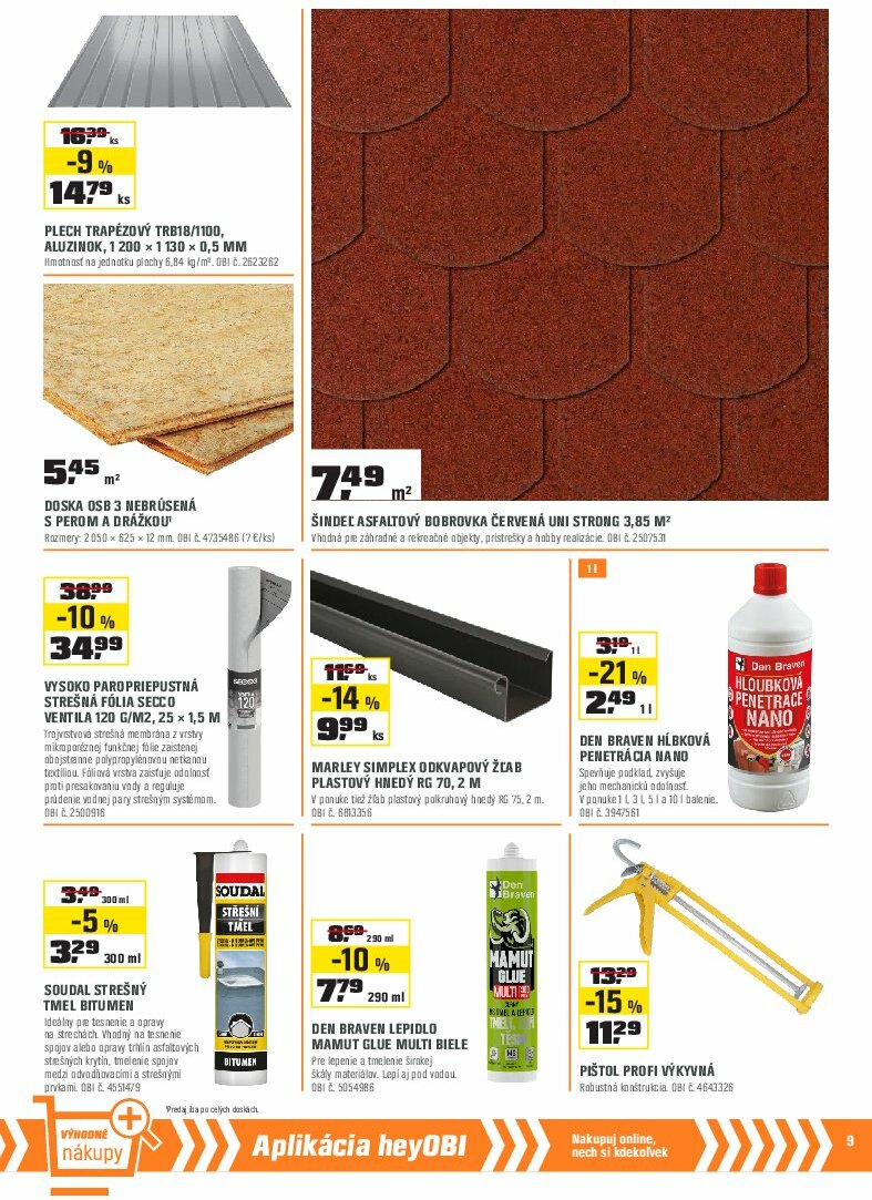 obi - Leták OBI platný od 01.08. do 31.08. - page: 9