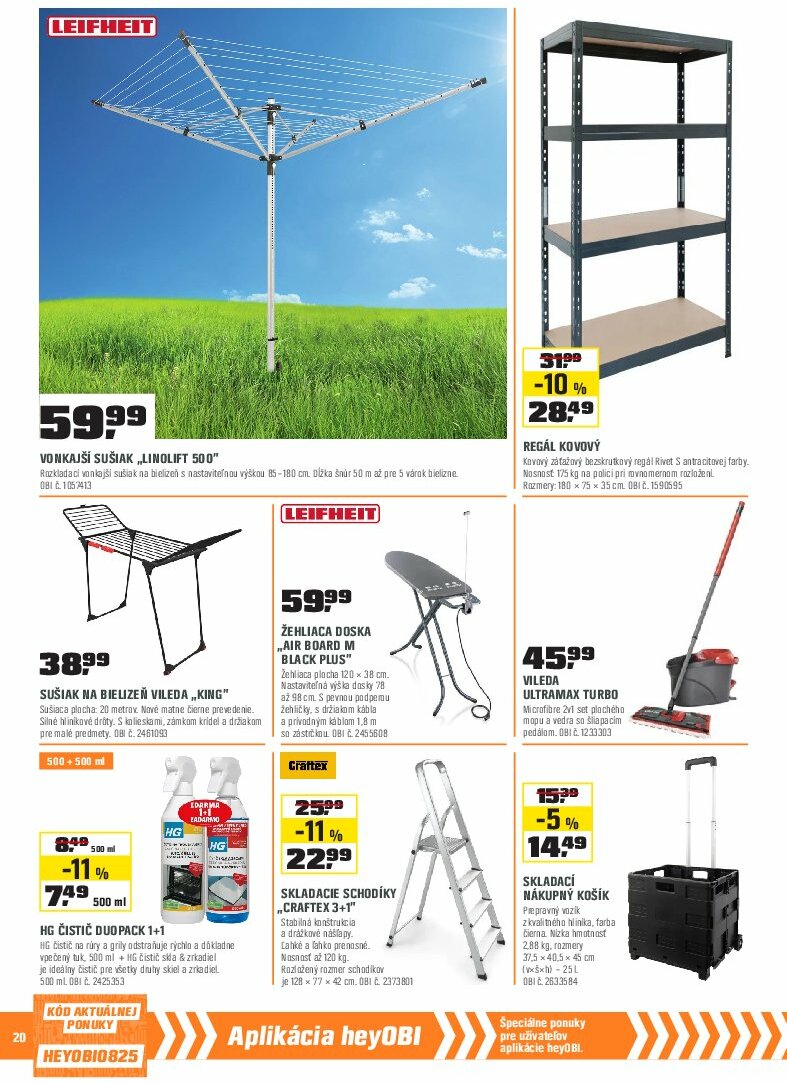 obi - Leták OBI platný od 01.08. do 31.08. - page: 20