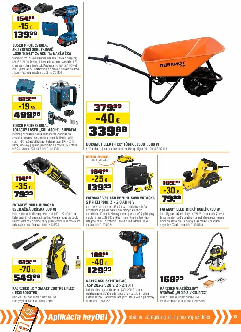 obi - Leták OBI platný od 01.08. do 31.08. - page: 13