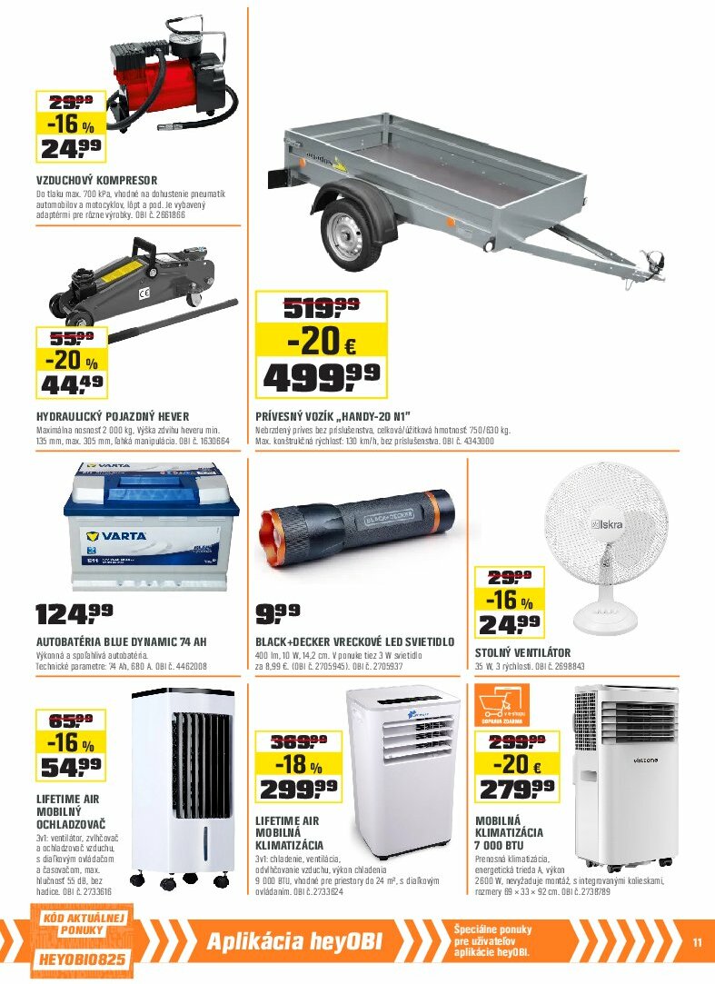 obi - Leták OBI platný od 01.08. do 31.08. - page: 11