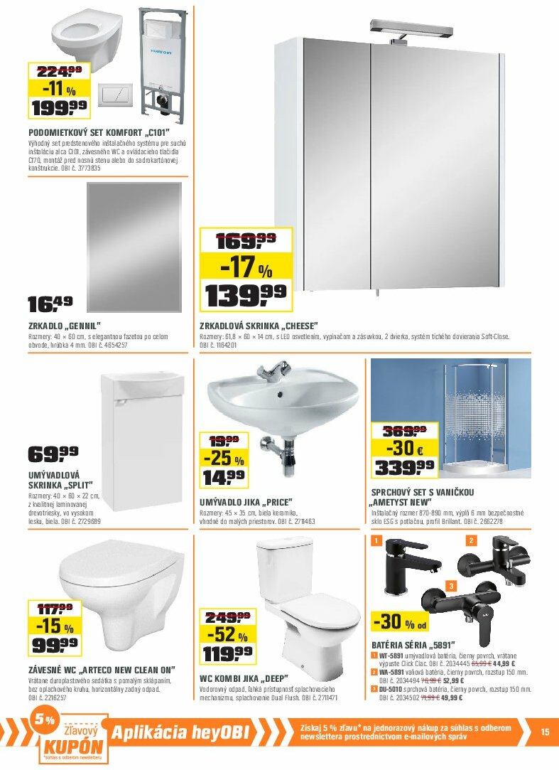 obi - Leták OBI platný od 01.08. do 31.08. - page: 15