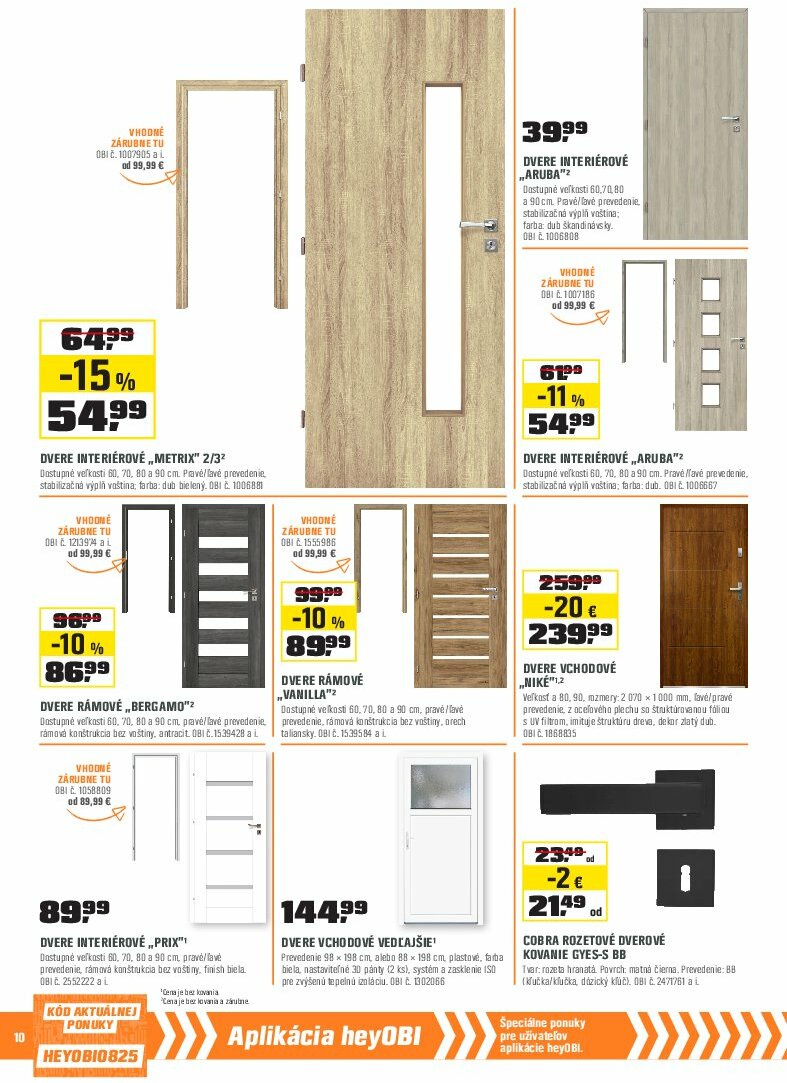 obi - Leták OBI platný od 01.08. do 31.08. - page: 10