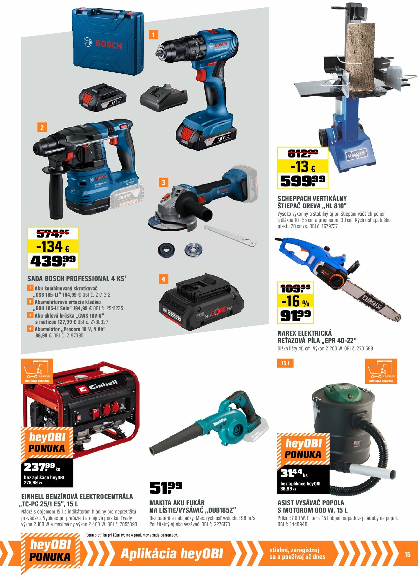 obi - Leták OBI platný od 01.09. do 30.09. - page: 15