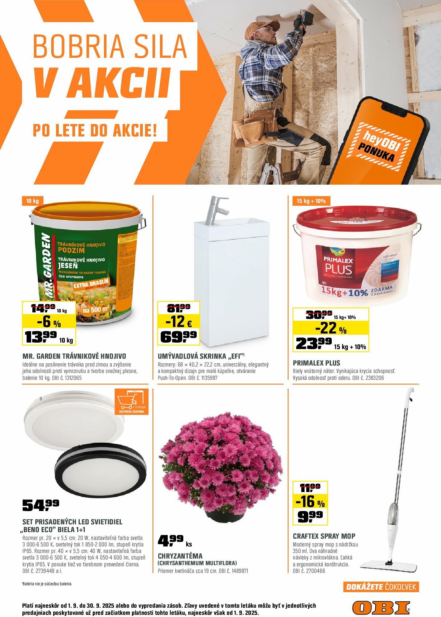 obi - Leták OBI platný od 01.09. do 30.09.