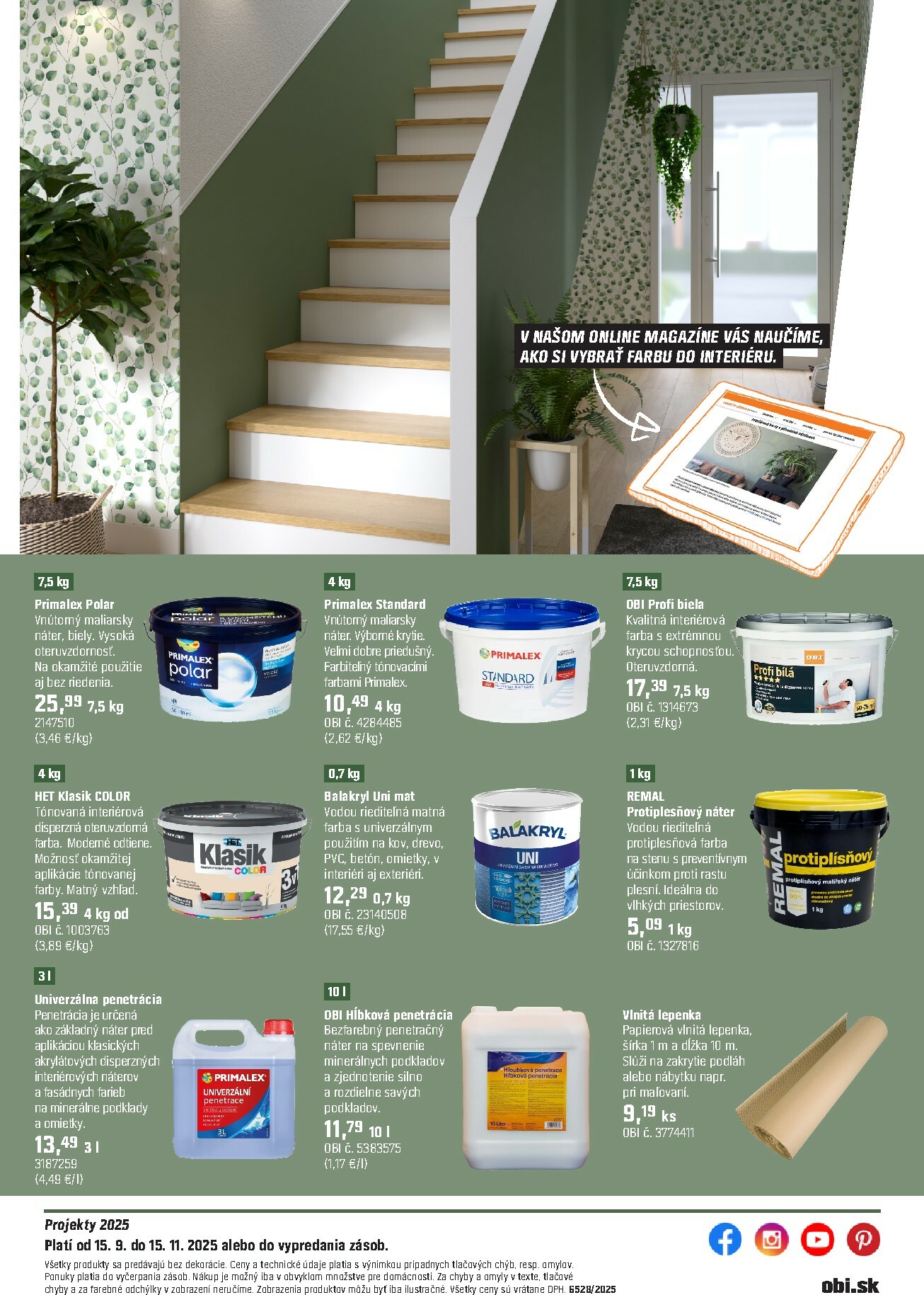 obi - Leták OBI - Vítajte doma platný od 15.09. do 15.11. - page: 15