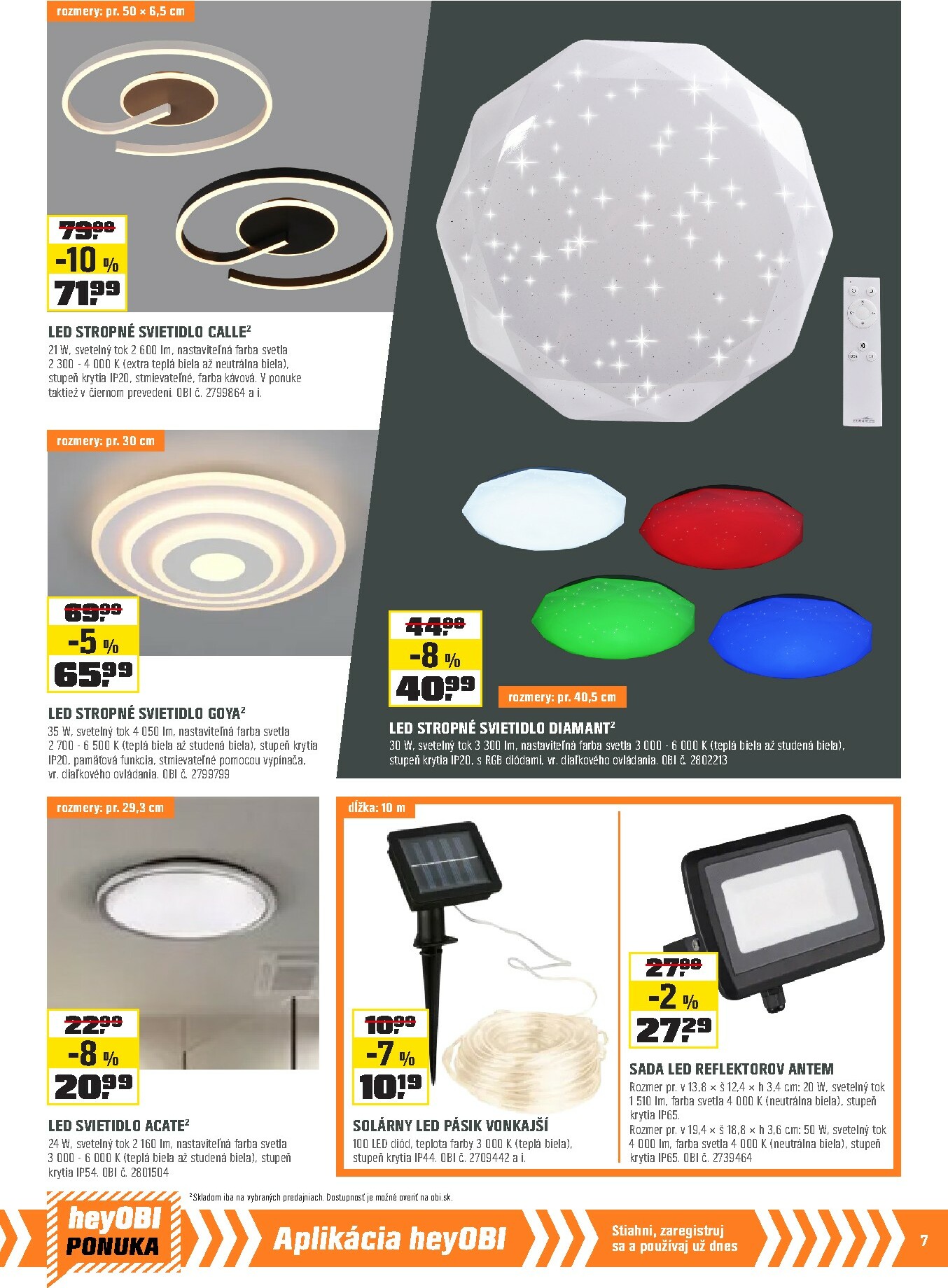 obi - Leták OBI platný od 01.11. do 30.11. - page: 7