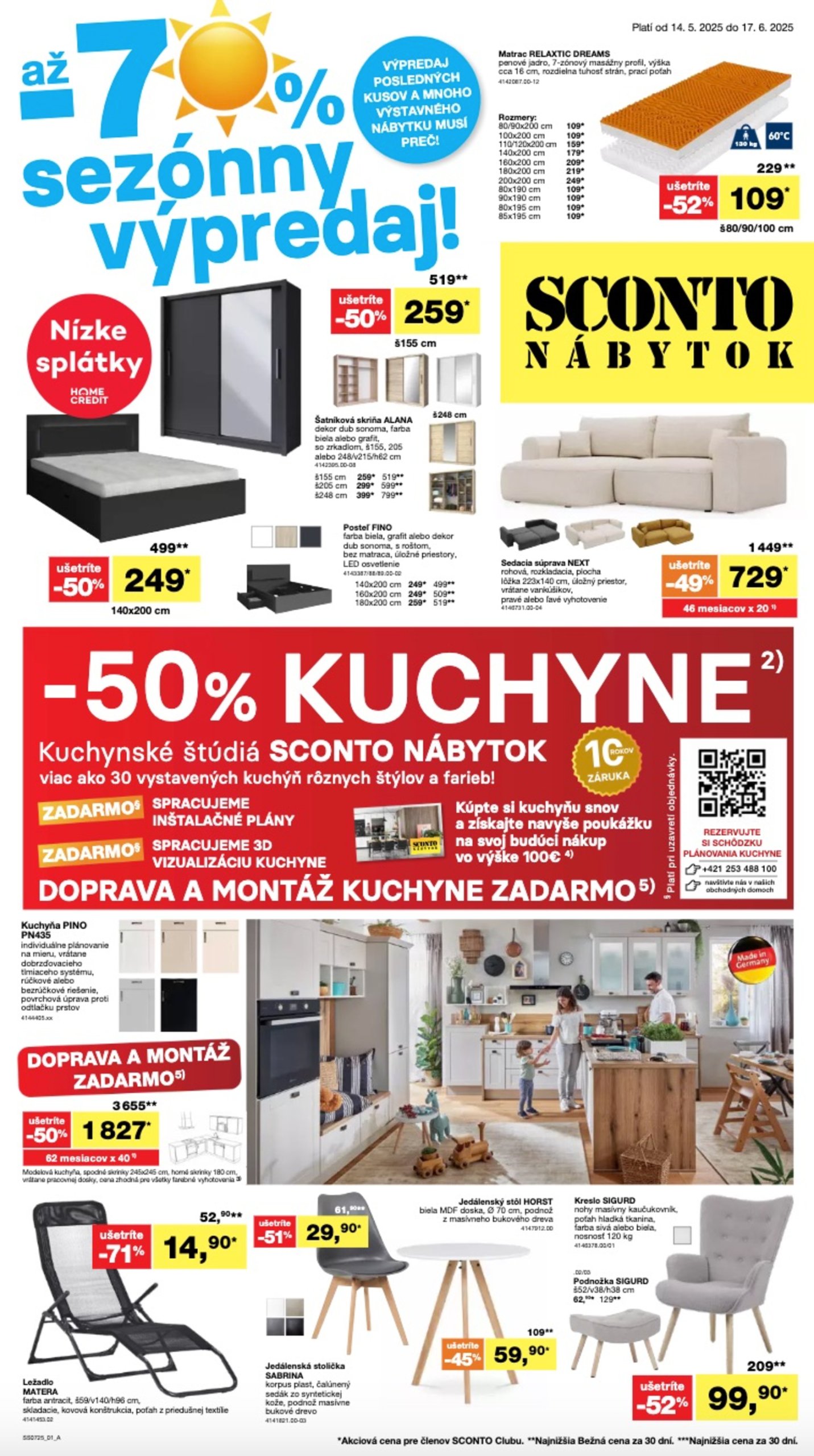 sconto-nabytok - SCONTO nábytok leták platný od 14.05. - 17.06.