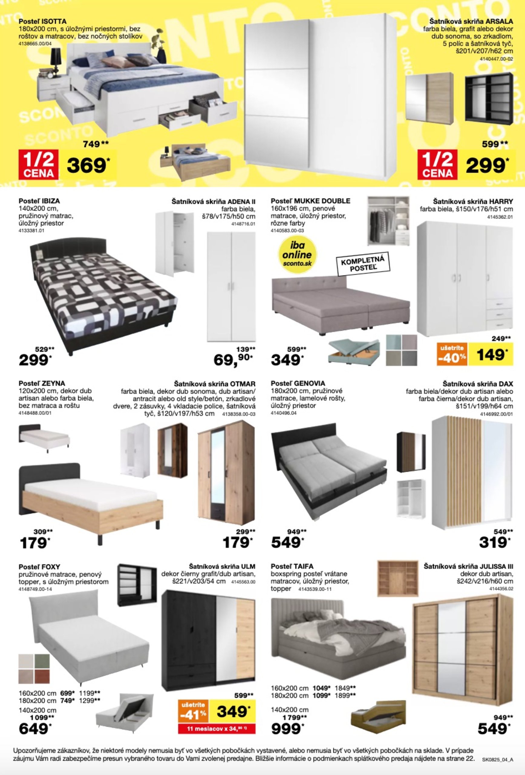 sconto-nabytok - Leták SCONTO nábytok platný od 18.06. do 06.07. - page: 4