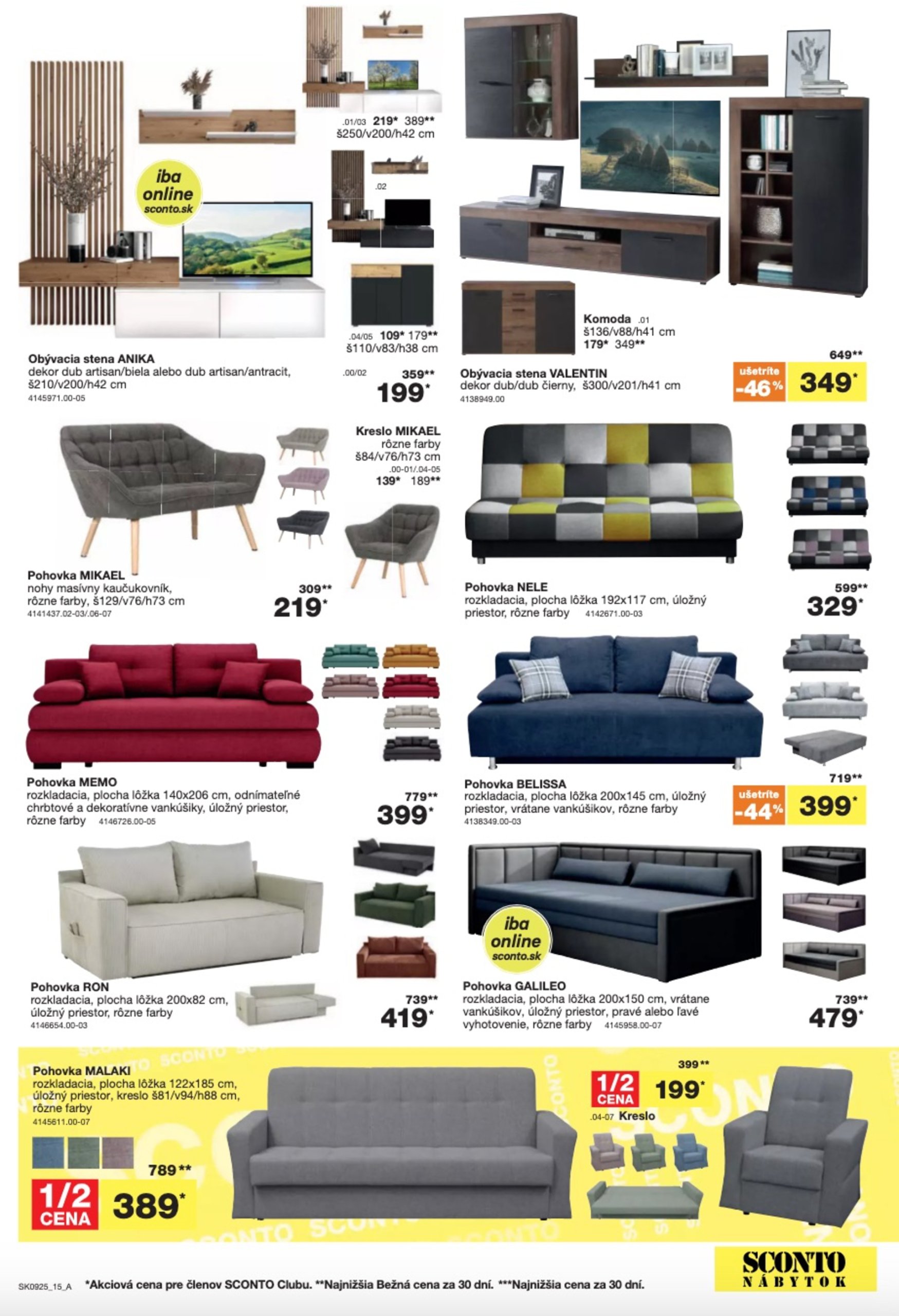 sconto-nabytok - Leták SCONTO nábytok platný od 16.07. do 05.08. - page: 13