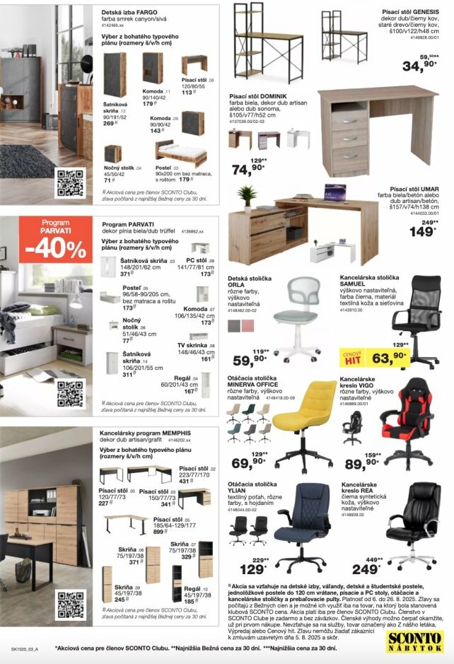 sconto-nabytok - Leták SCONTO nábytok platný od 06.08. do 26.08. - page: 3