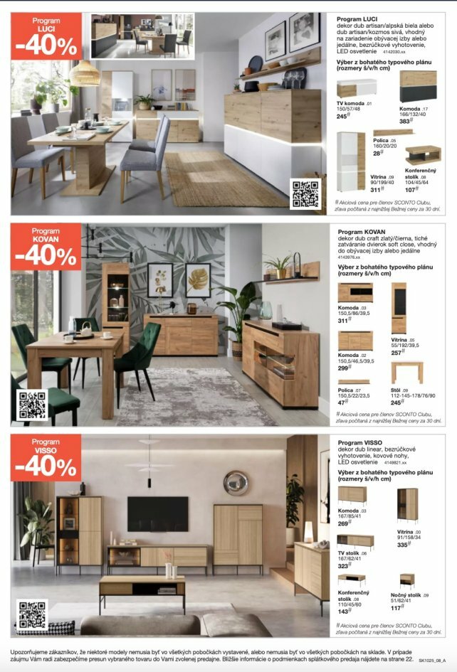 sconto-nabytok - Leták SCONTO nábytok platný od 06.08. do 26.08. - page: 8
