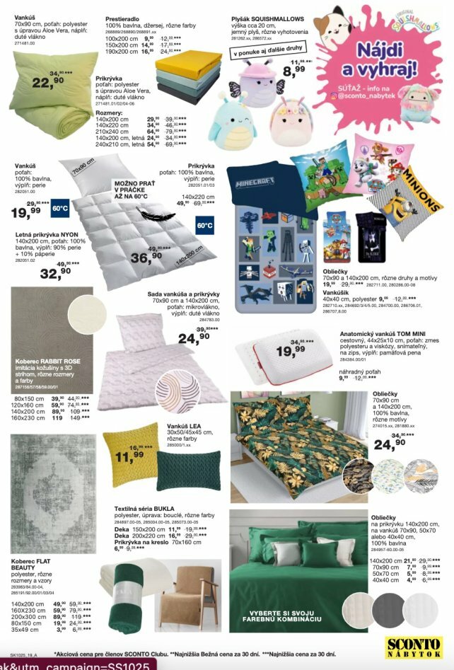 sconto-nabytok - Leták SCONTO nábytok platný od 06.08. do 26.08. - page: 19