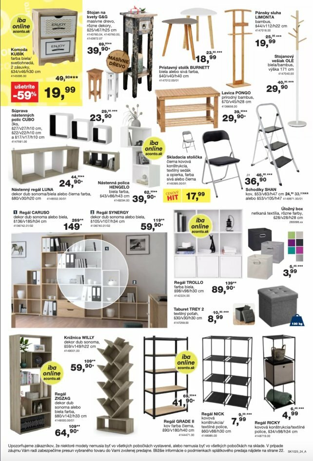 sconto-nabytok - Leták SCONTO nábytok platný od 06.08. do 26.08. - page: 24