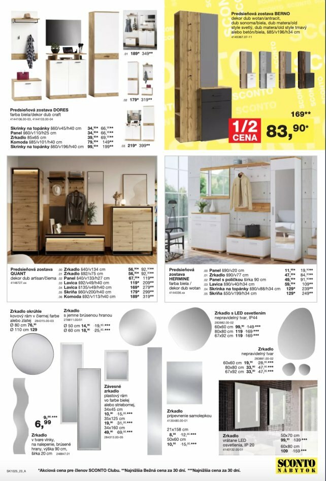 sconto-nabytok - Leták SCONTO nábytok platný od 06.08. do 26.08. - page: 23