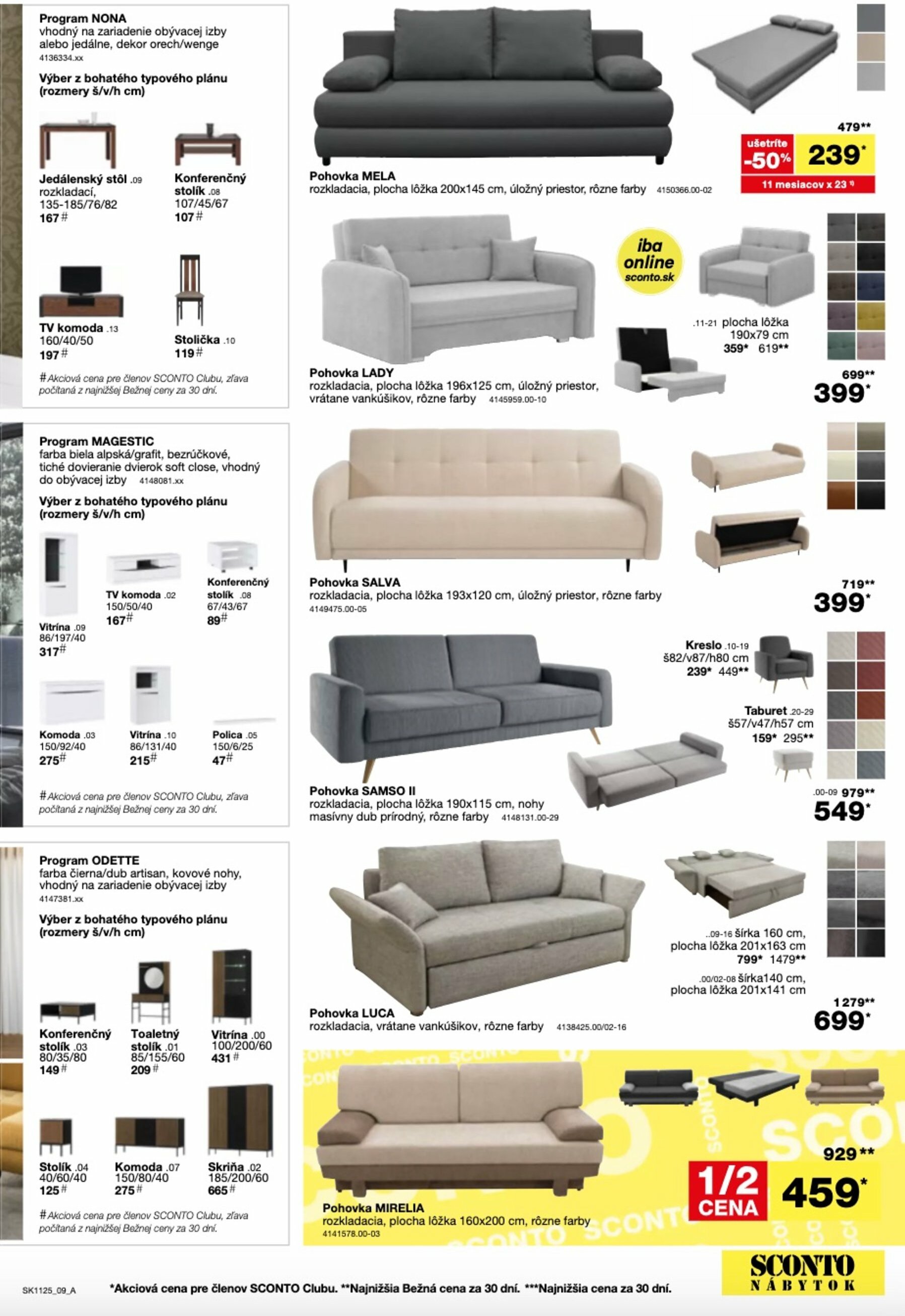 sconto-nabytok - Leták SCONTO nábytok platný od 27.08. do 23.09. - page: 10