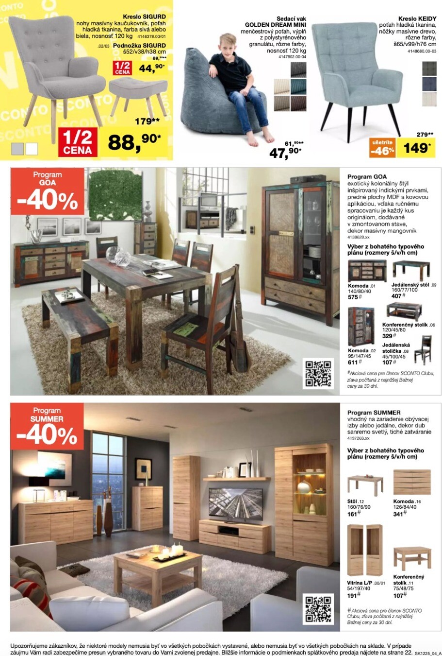 sconto-nabytok - Leták SCONTO nábytok platný od 24.09. do 14.10. - page: 4