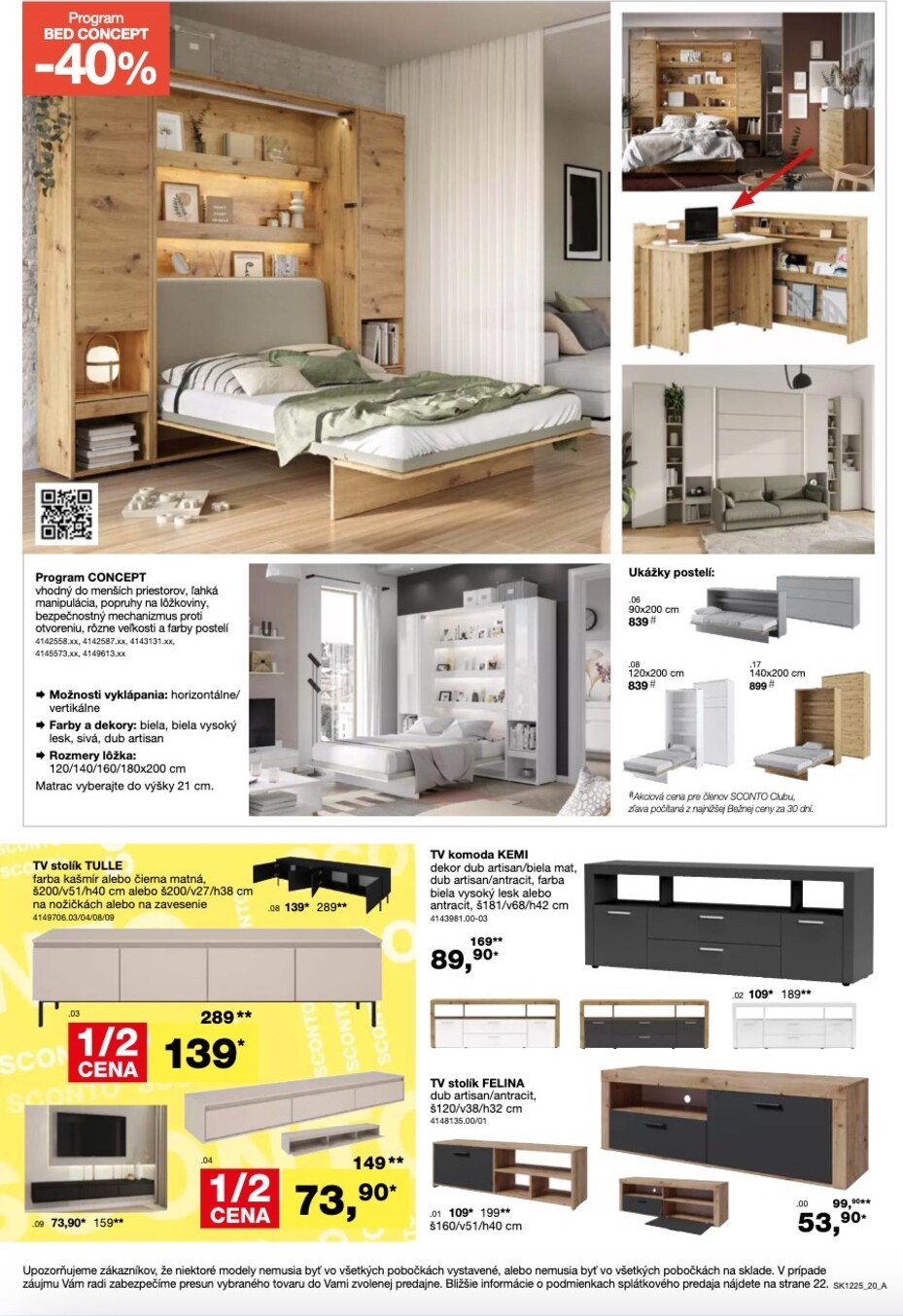 sconto-nabytok - Leták SCONTO nábytok platný od 24.09. do 14.10. - page: 20