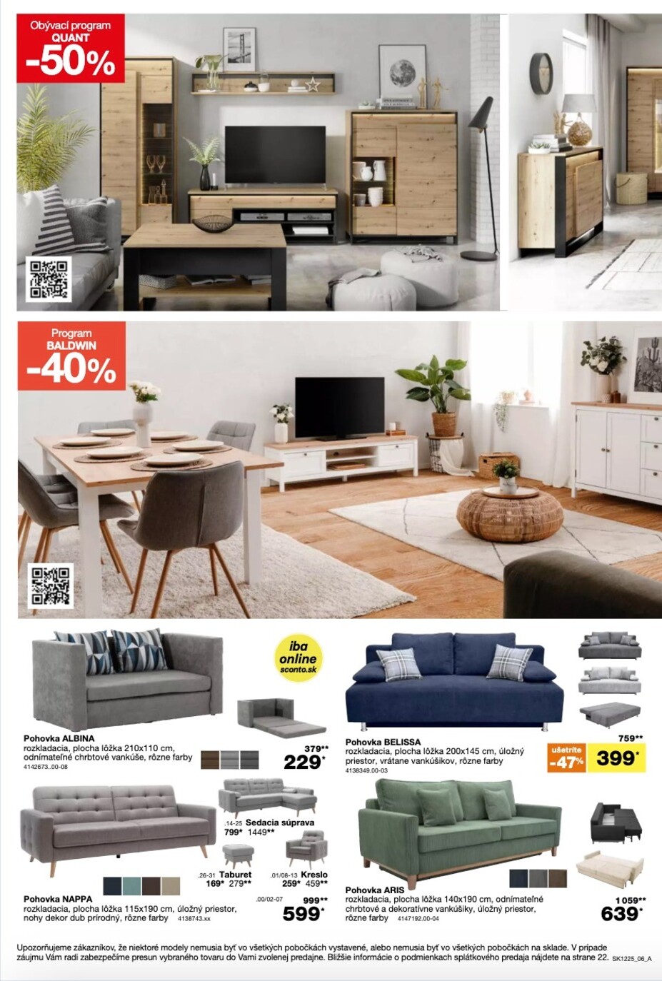 sconto-nabytok - Leták SCONTO nábytok platný od 24.09. do 14.10. - page: 6
