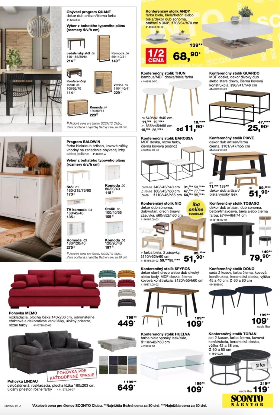 sconto-nabytok - Leták SCONTO nábytok platný od 24.09. do 14.10. - page: 7