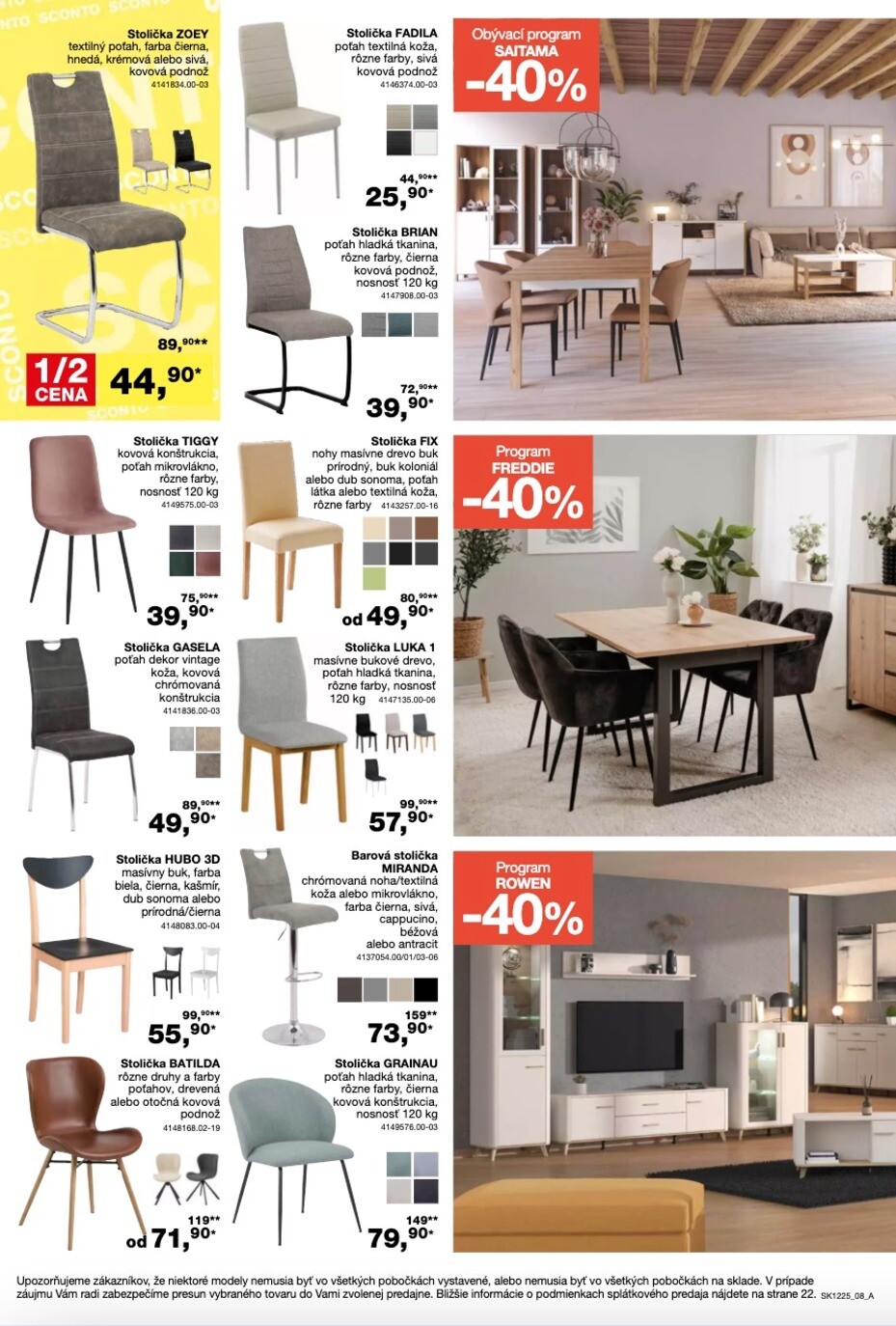 sconto-nabytok - Leták SCONTO nábytok platný od 24.09. do 14.10. - page: 8