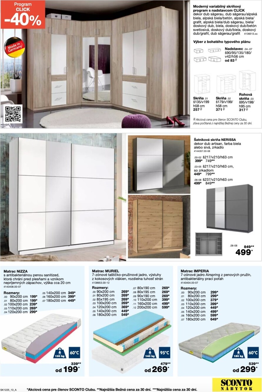 sconto-nabytok - Leták SCONTO nábytok platný od 24.09. do 14.10. - page: 13
