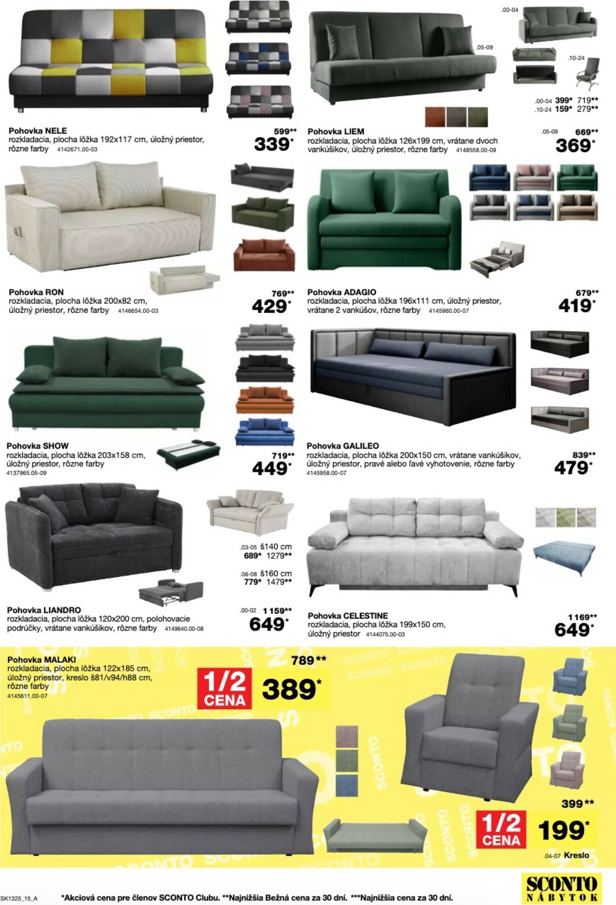 sconto-nabytok - Leták SCONTO nábytok platný od 15.10. do 04.11. - page: 15