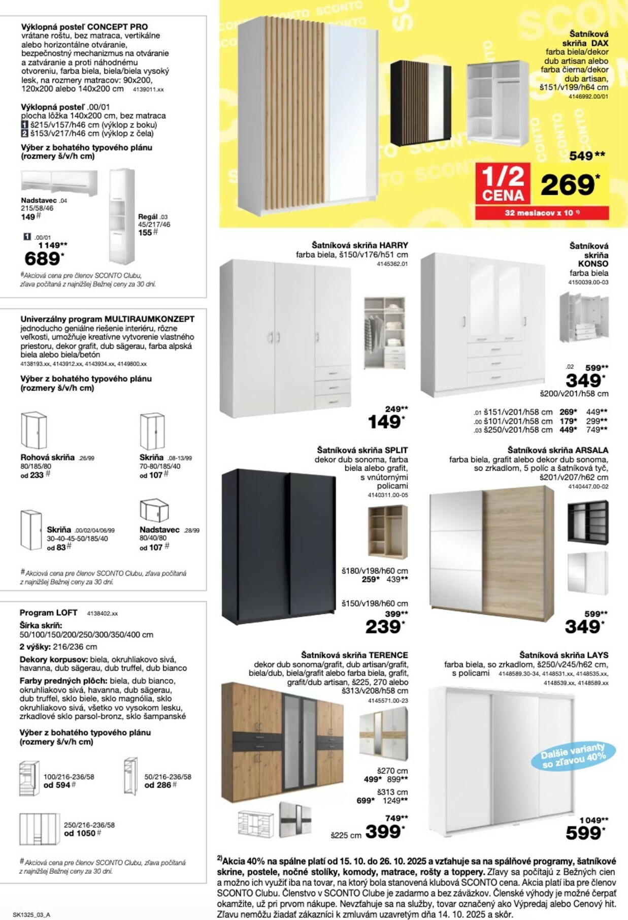 sconto-nabytok - Leták SCONTO nábytok platný od 15.10. do 04.11. - page: 3