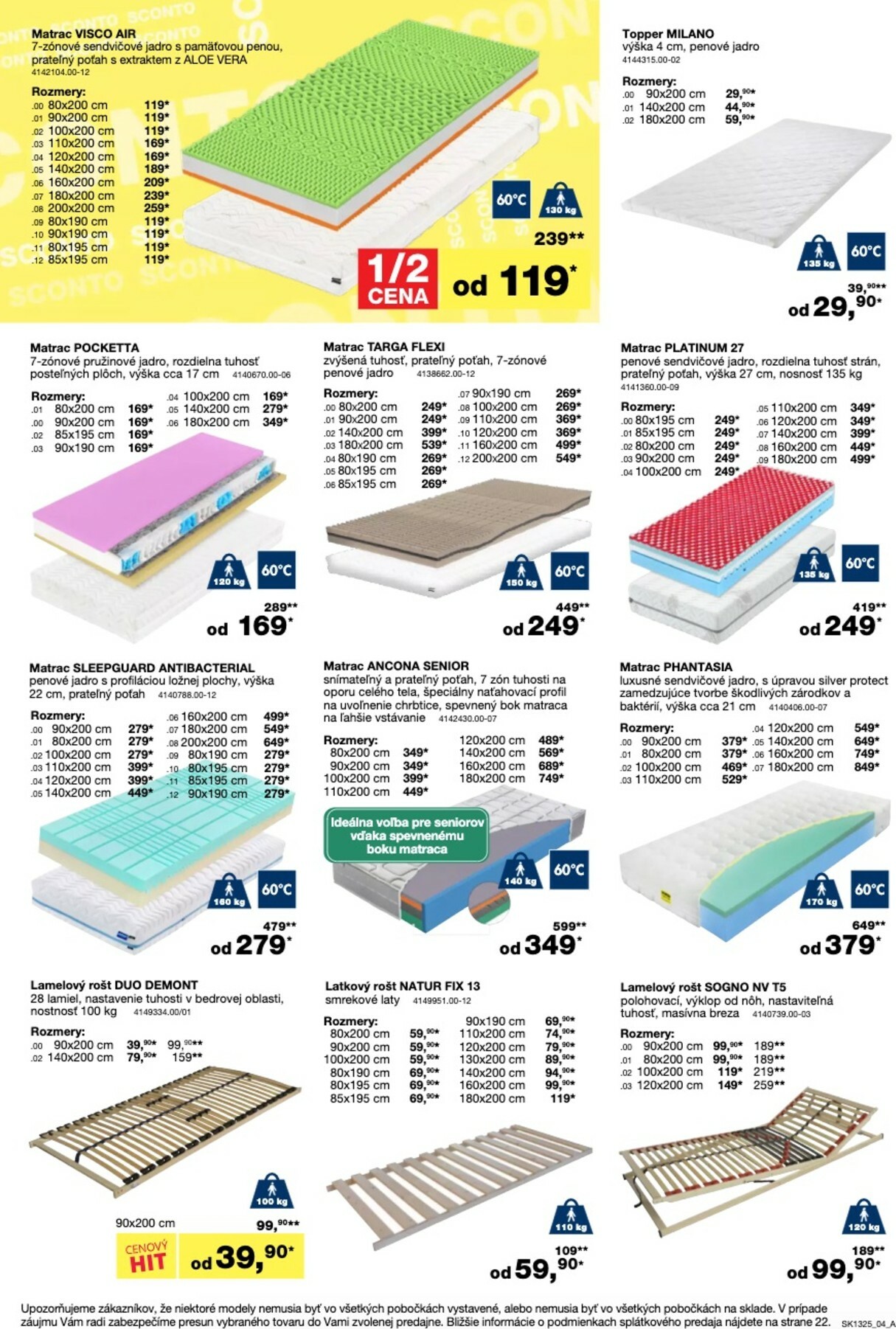 sconto-nabytok - Leták SCONTO nábytok platný od 15.10. do 04.11. - page: 4