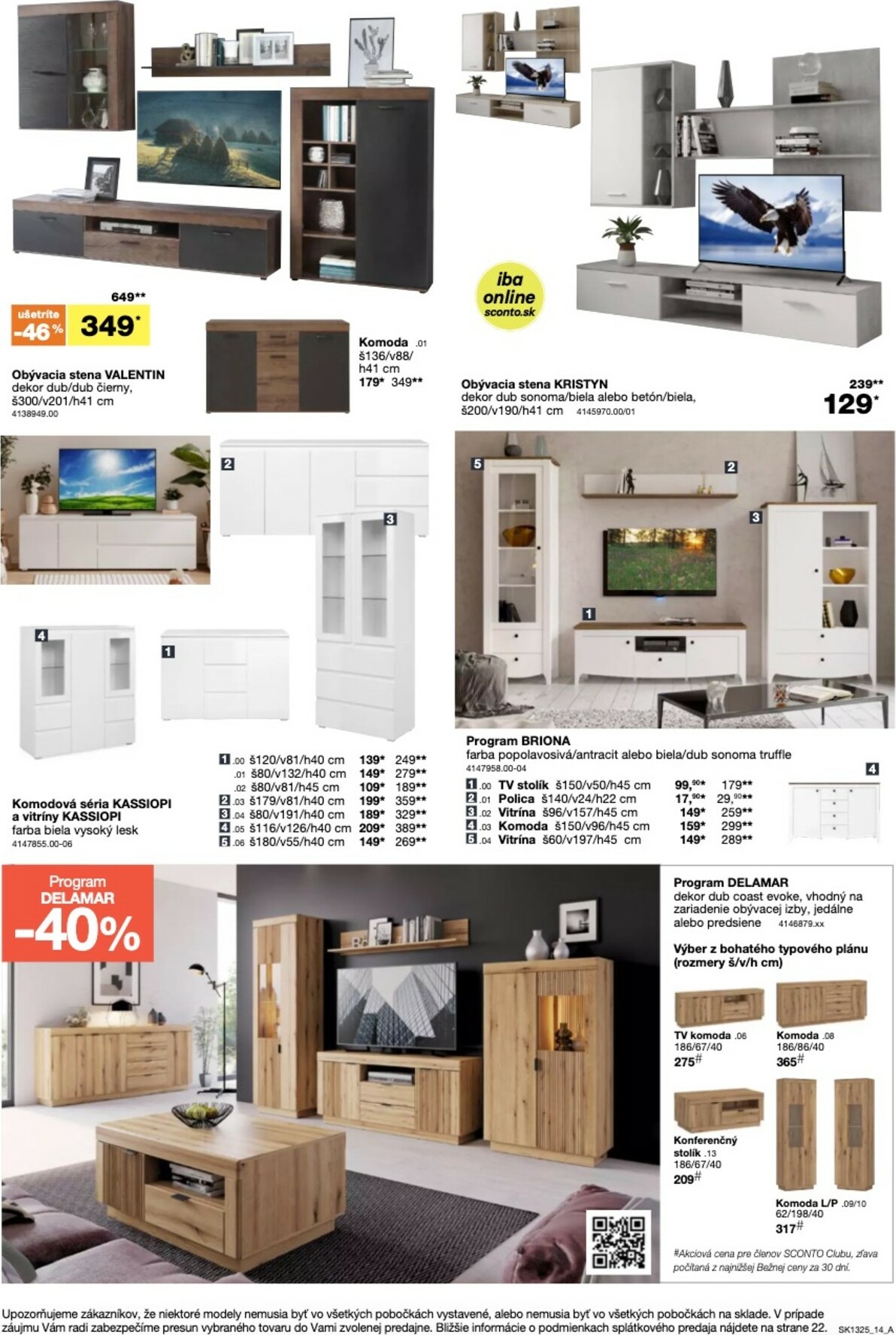 sconto-nabytok - Leták SCONTO nábytok platný od 15.10. do 04.11. - page: 14
