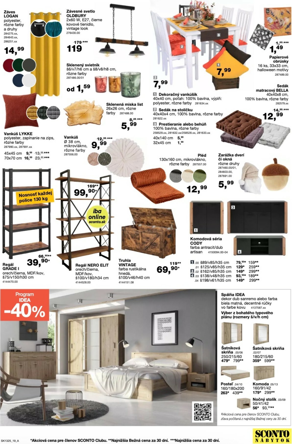 sconto-nabytok - Leták SCONTO nábytok platný od 15.10. do 04.11. - page: 19