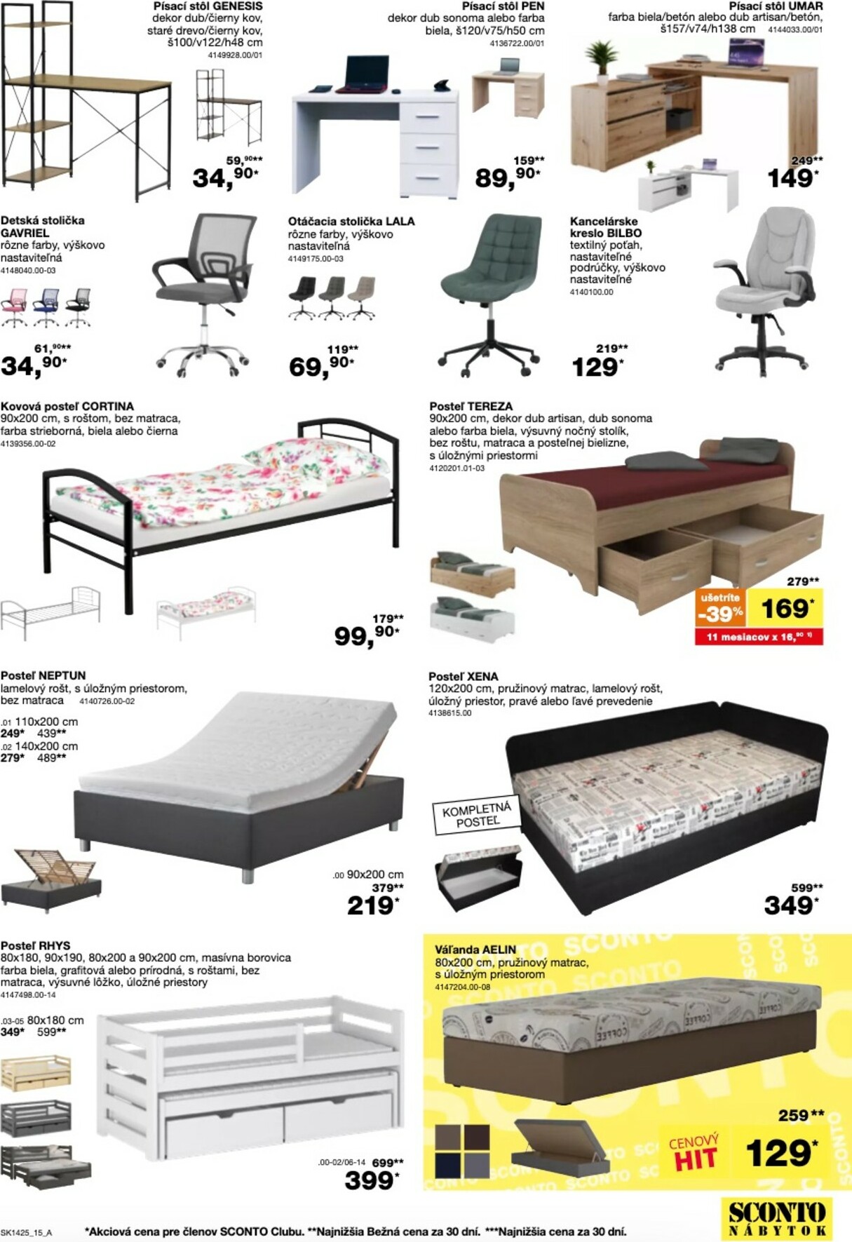 sconto-nabytok - Leták SCONTO nábytok platný od 05.11. do 25.11. - page: 15