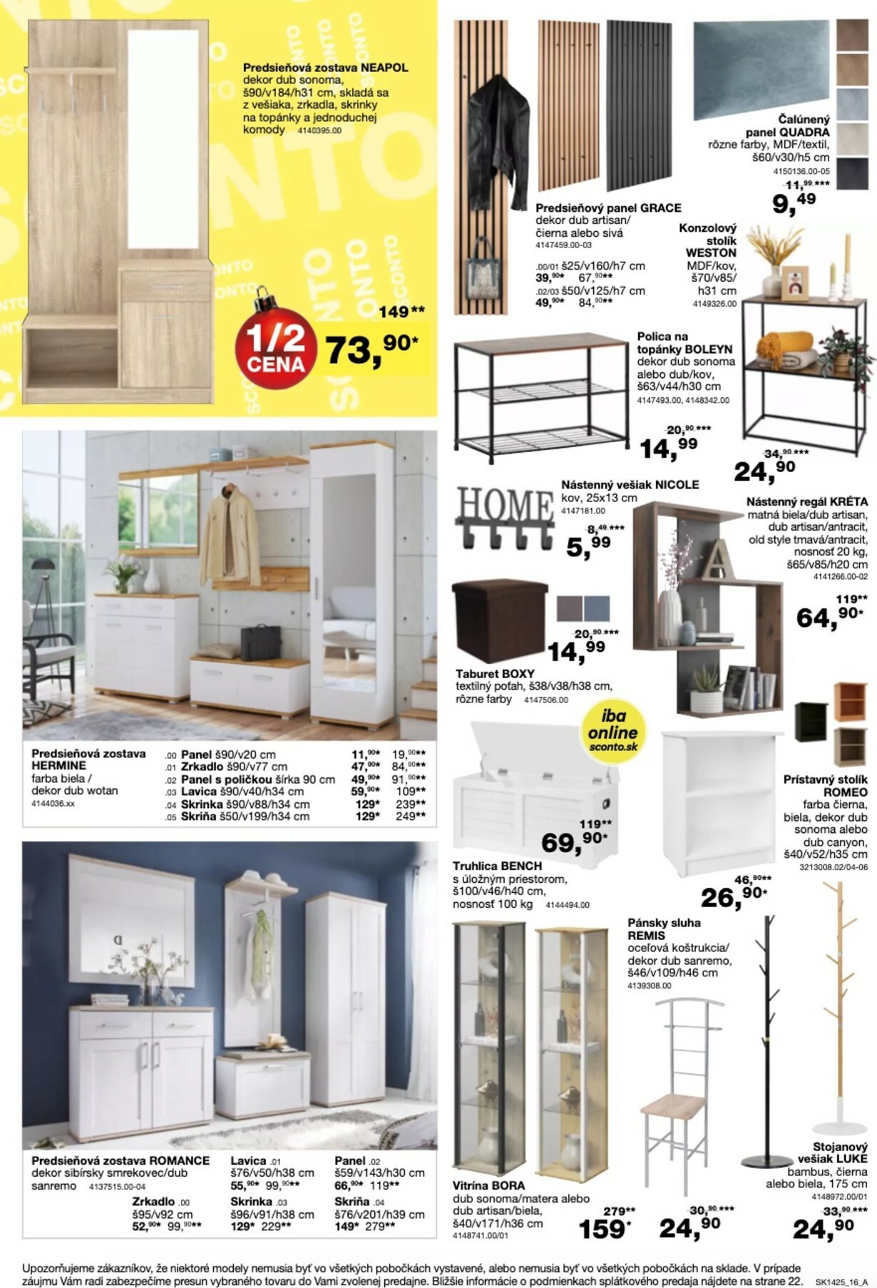 sconto-nabytok - Leták SCONTO nábytok platný od 05.11. do 25.11. - page: 16