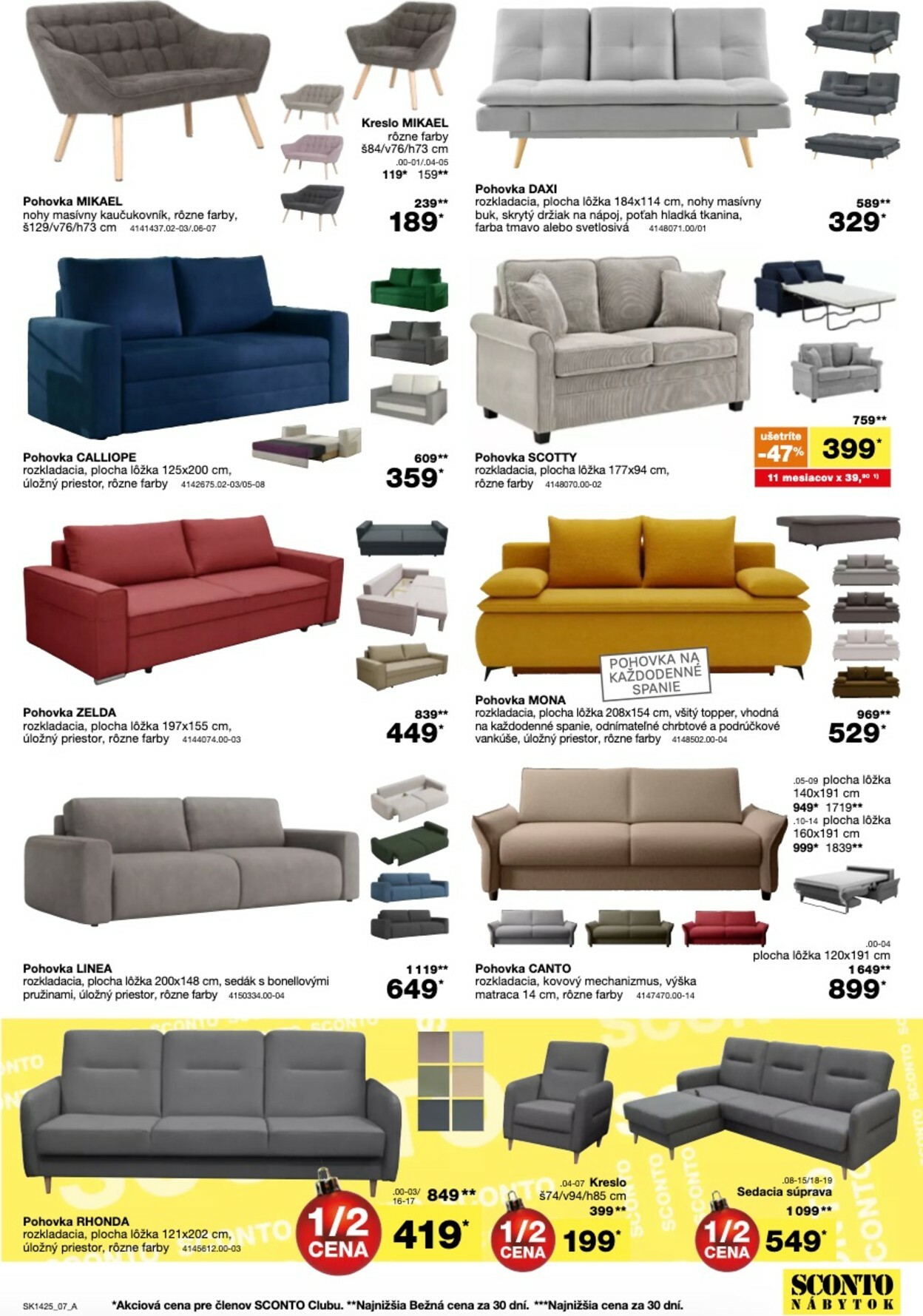 sconto-nabytok - Leták SCONTO nábytok platný od 05.11. do 25.11. - page: 7