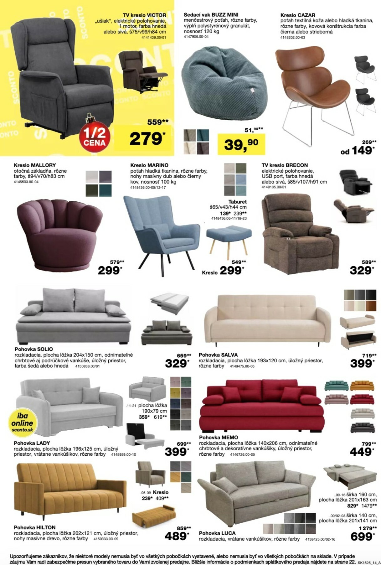 sconto-nabytok - Leták SCONTO nábytok platný od 26.11. do 14.12. - page: 14