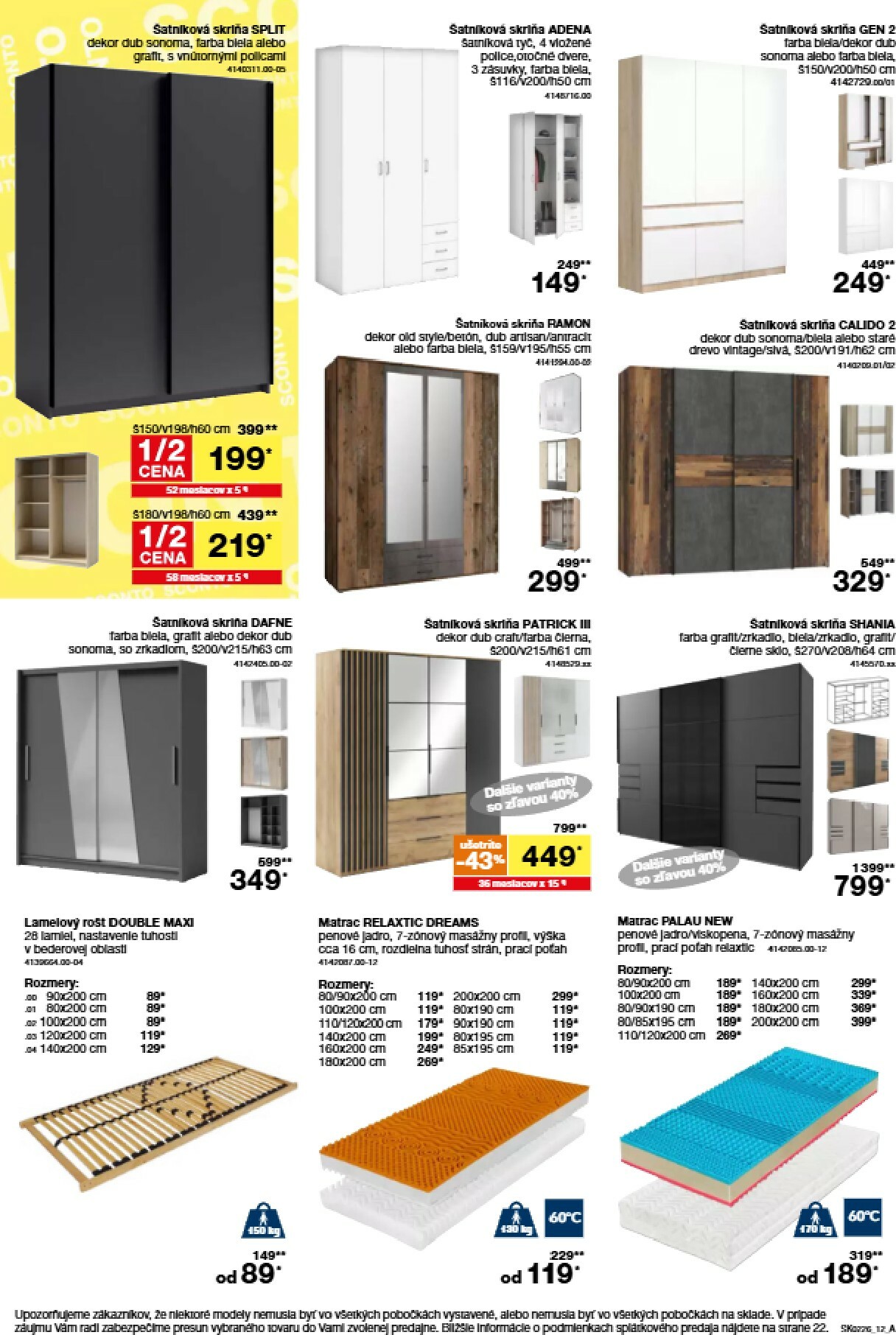 sconto-nabytok - Leták SCONTO nábytok platný od 21.01. do 10.02. - page: 12