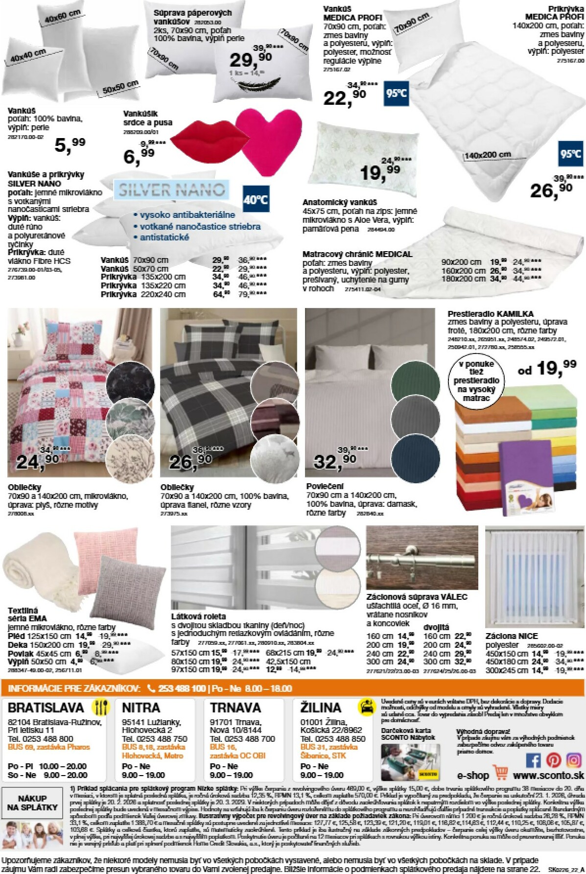 sconto-nabytok - Leták SCONTO nábytok platný od 21.01. do 10.02. - page: 22